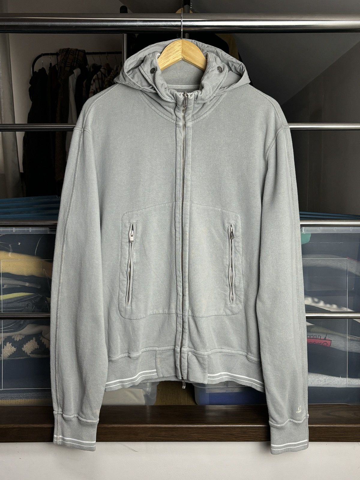 C.P. Company C.P. Company Vintage Zip Hoodie Sweatshirt Size US XL / EU 56 / 4 - 1 Thumbnail