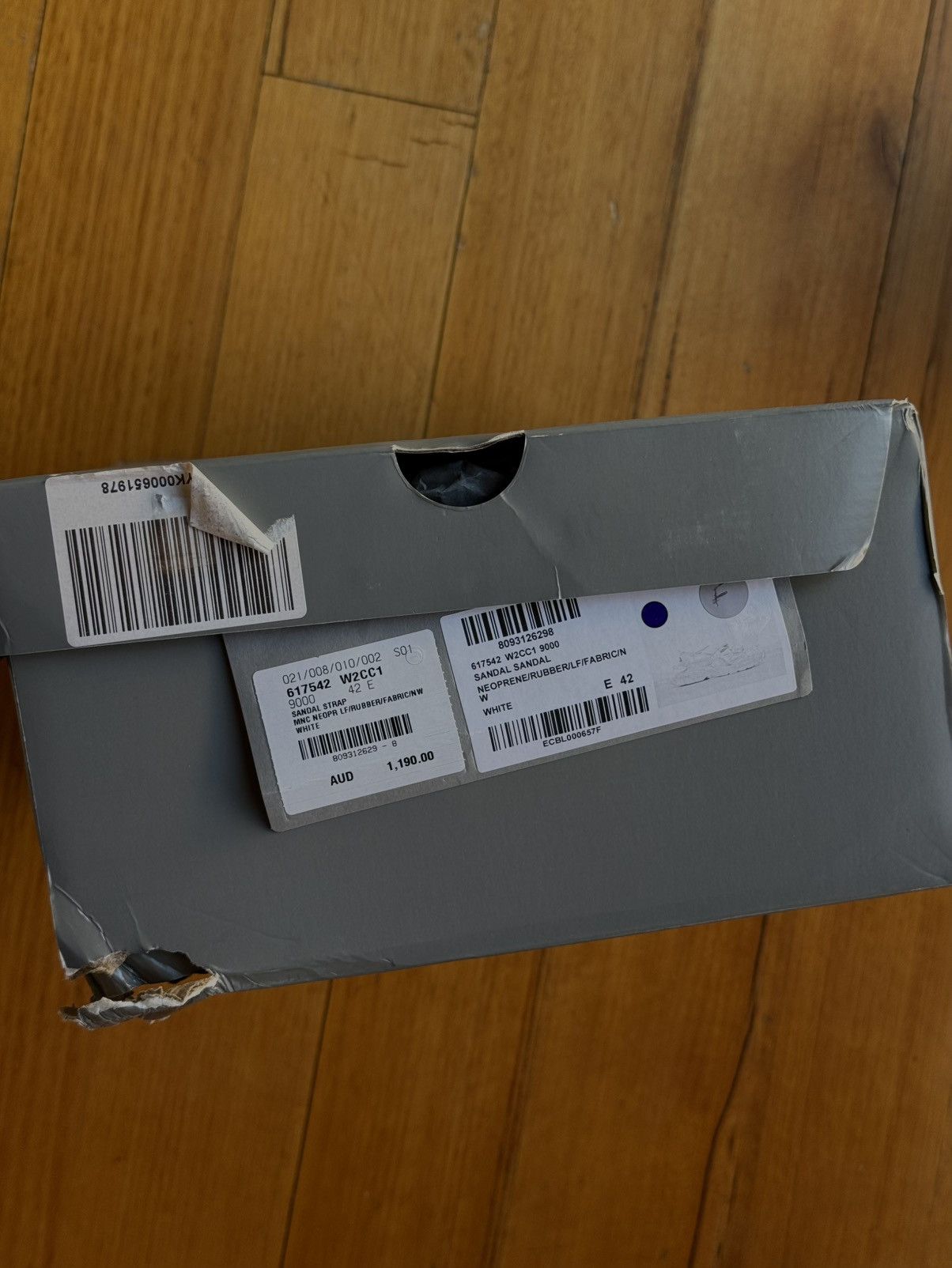Balenciaga Balenciaga Track Sandal 'Triple White' Size US 9 / EU 42 - 12 Thumbnail