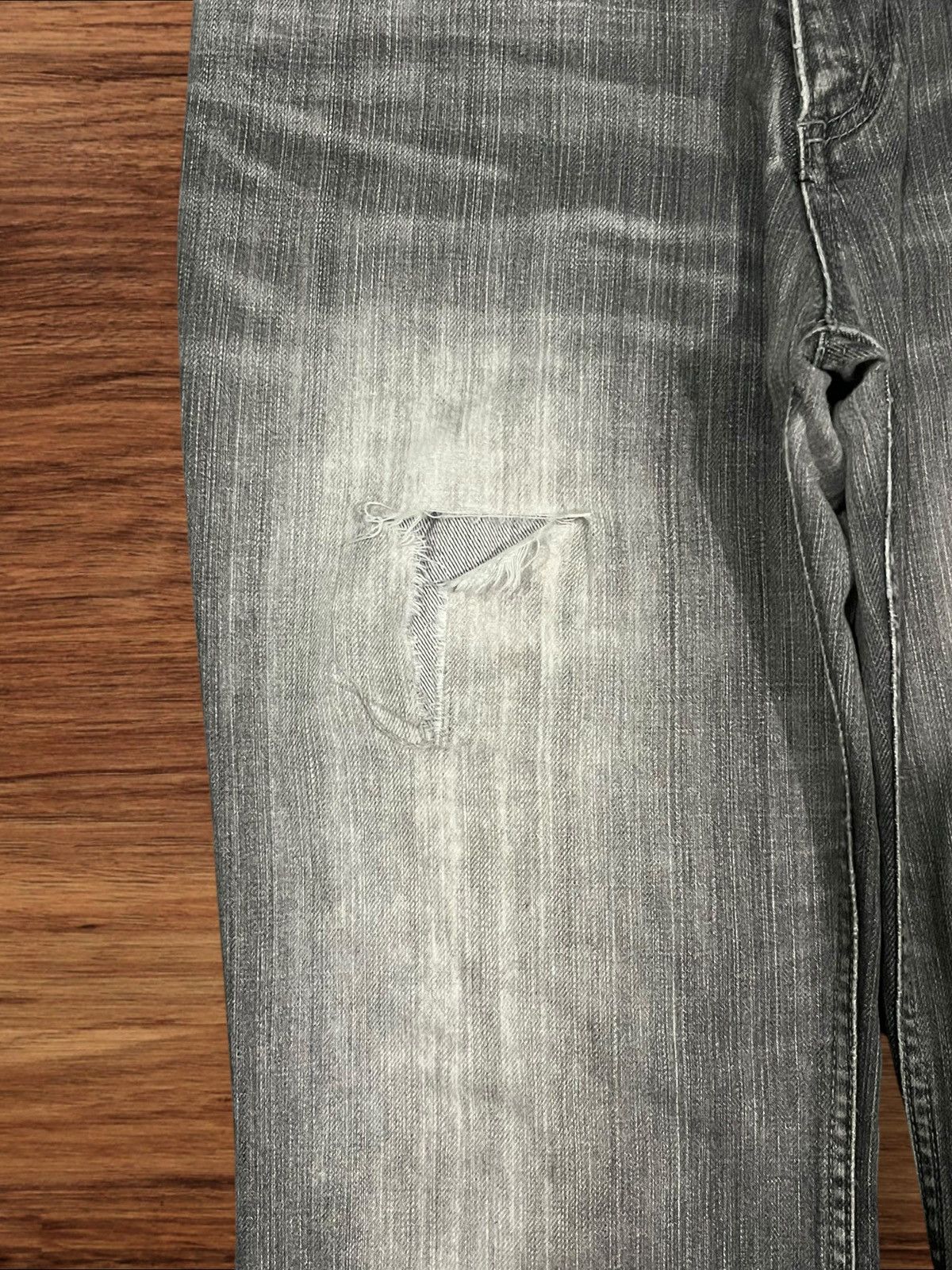 Japanese Brand Vintage Japanese Brand Artisan Contre Distressed Flare Jeans Size US 30 / EU 46 - 11 Thumbnail