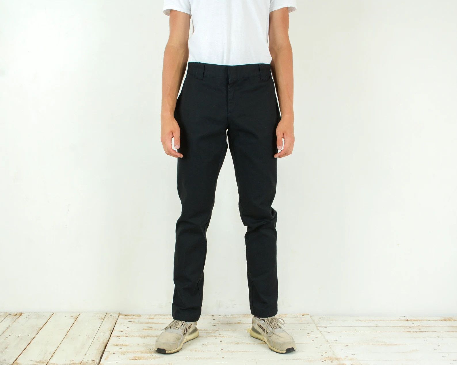 Dickies Mens W33 L32 Slim Fit Pants Canvas Cotton Trousers Chore M Size US 33 - 5 Thumbnail