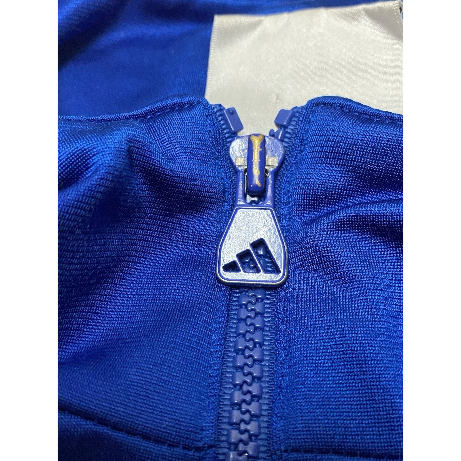 Adidas Vtg Adidas Blue White Full Zip Soccer Track Jacket Men's XL Size US XL / EU 56 / 4 - 3 Thumbnail