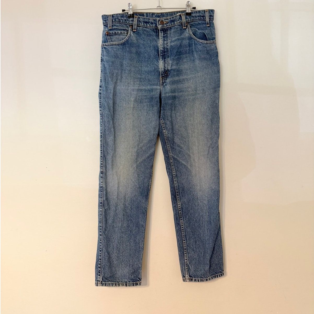 Levi's Vintage 90s Levi's 505 Orange Tab Relaxed Fit Jeans Size US 38 / EU 54 - 4 Thumbnail
