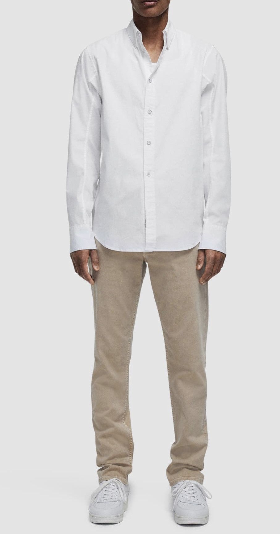 Rag & Bone Rag and Bone mens M stretch white shirt Zac NWT $245 Size US M / EU 48-50 / 2 - 5 Thumbnail