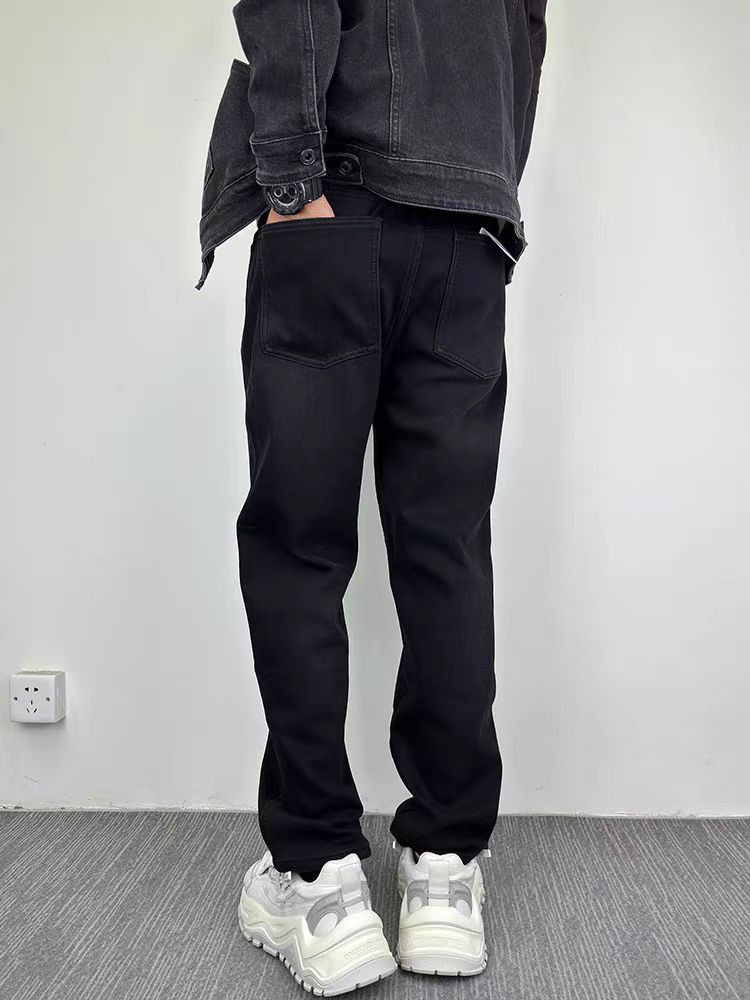 Japanese Brand × Jean Vintage High Street Thickened and Velvet Flower Casual Jeans Size US 36 / EU 52 - 3 Thumbnail