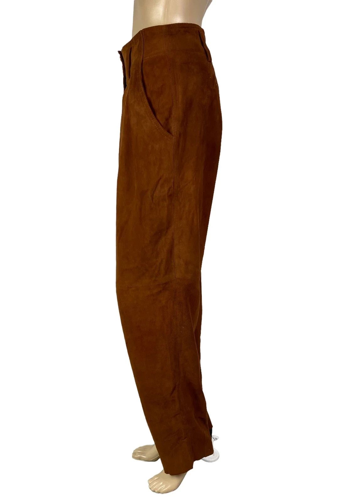 Other Leonardo Real Leather Pants Soft size DE34 Size 25" / US 0 / IT 36 - 4 Thumbnail