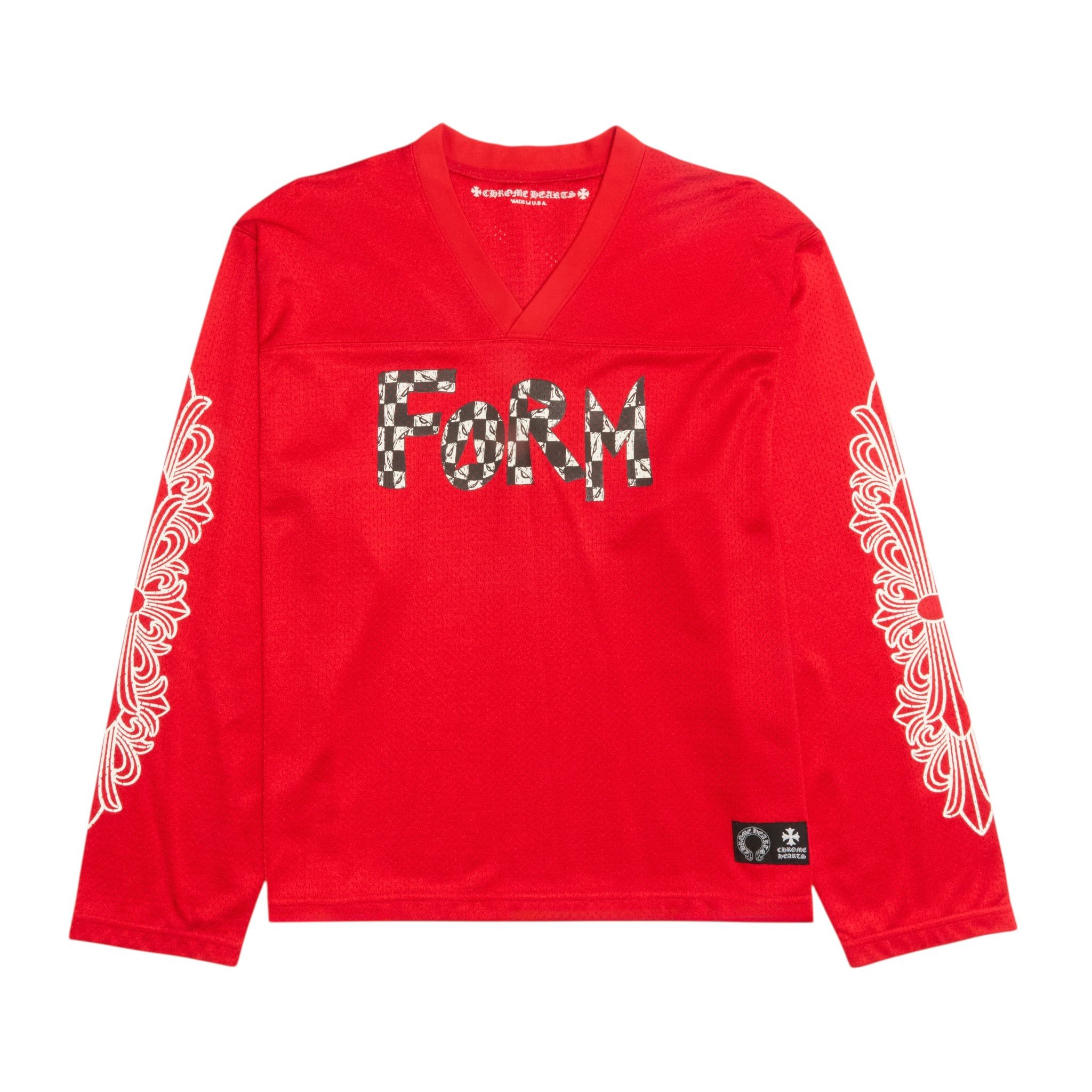 Chrome Hearts Chrome Hearts Love You Mesh Warm Up Jersey Pink