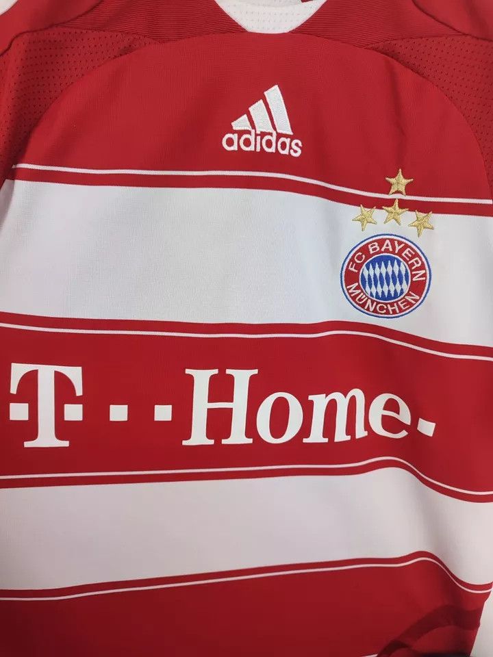 Adidas FC Bayern Munich Munchen 2007-08 home FOOTBALL Kit SHIRT Size US S / EU 44-46 / 1 - 9 Thumbnail