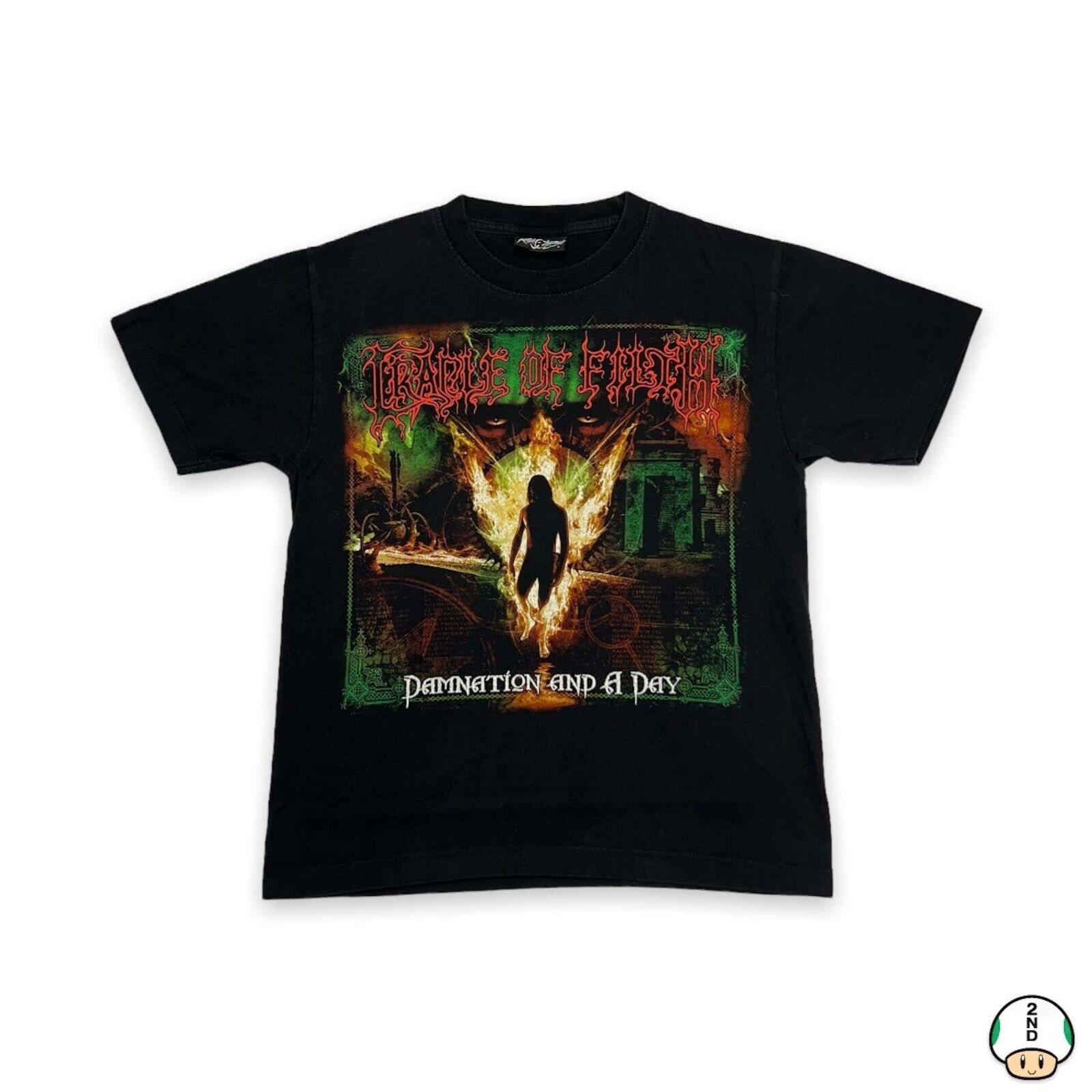 Band Tees Vintage Cradle of Filth T Shirt Damnation And A Day Band Tee Size US S / EU 44-46 / 1 - 1 Thumbnail