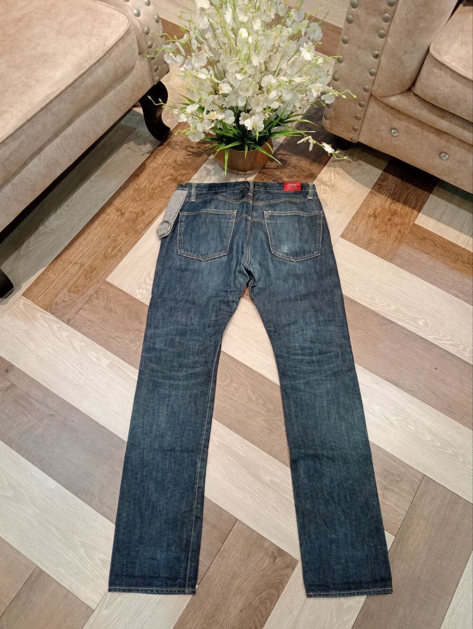 Undercover UNDERCOVERISM FOR REBELS FRINGE SELVEDGE DENIM PANTS Size US 32 / EU 48 - 12 Thumbnail