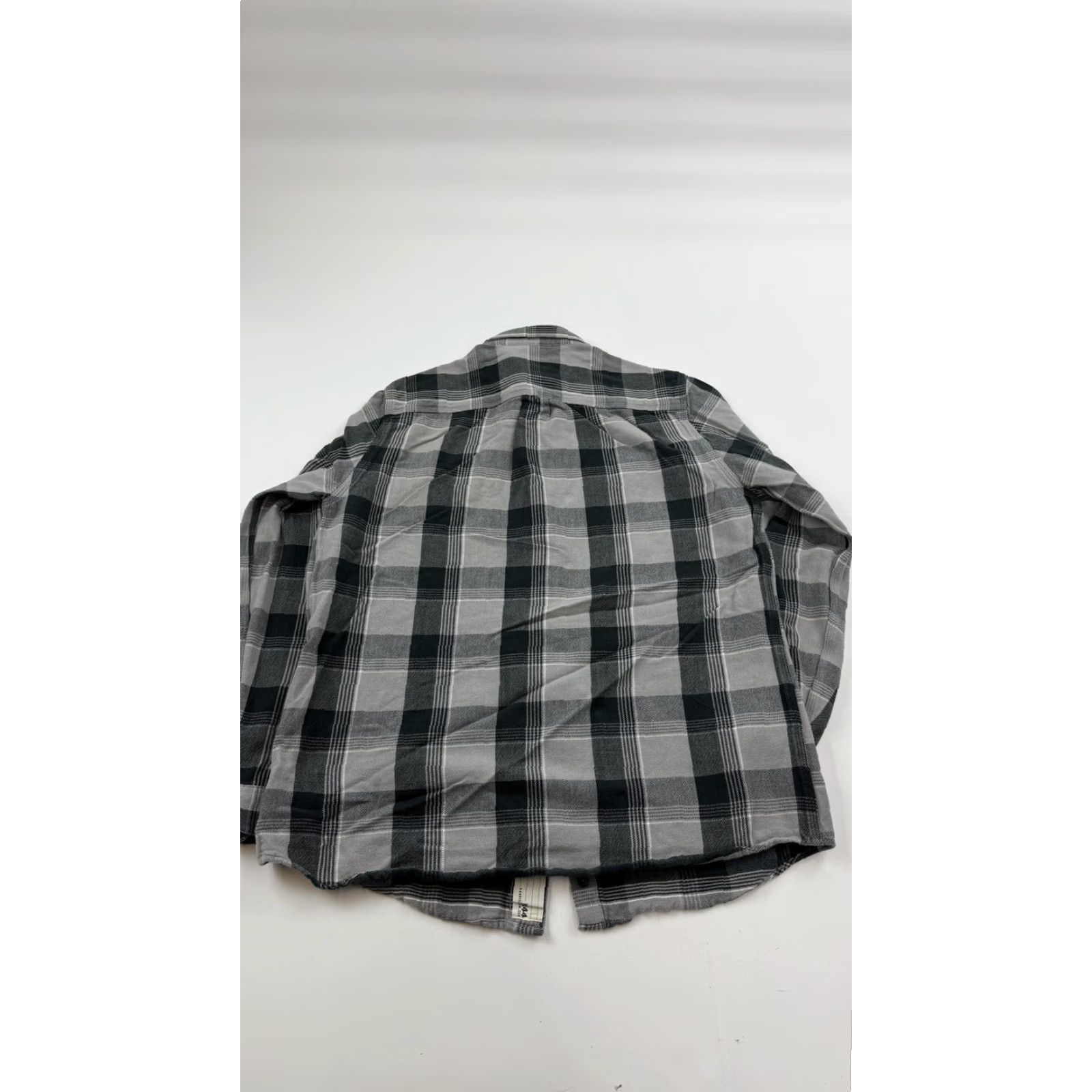 Godspeed VINTAGE Godspeed Mens Flannel Shirt Cotton Plaid Button-Up Long Sleeve Gray Black Adult Medium Size US M / EU 48-50 / 2 - 2 Thumbnail