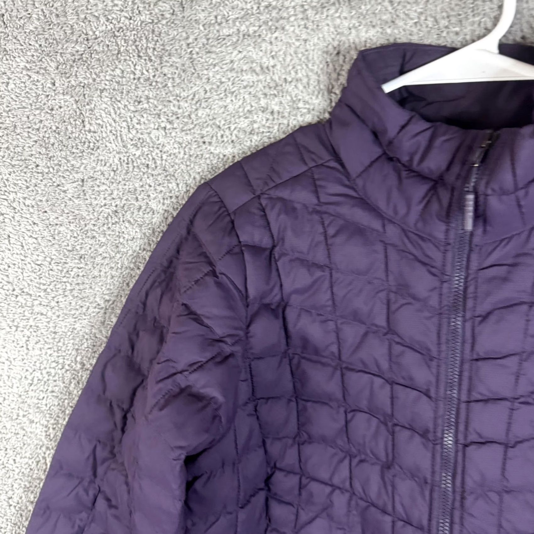 The North Face The North Face ThermoBall Jacket Womens Small Purple Quilted Full Zip Insulated Size S / US 4 / IT 40 - 5 Thumbnail