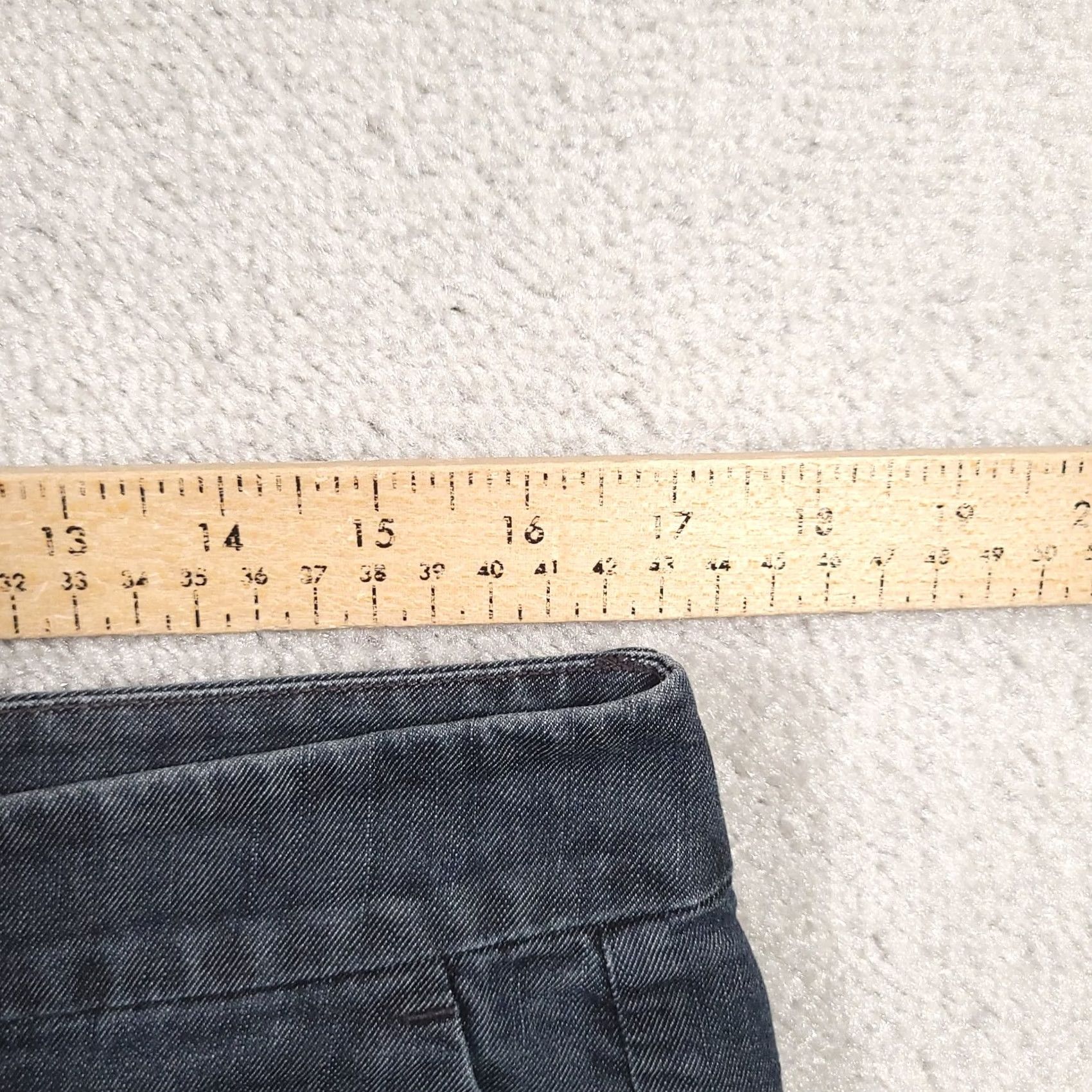 Gap Gap Womens 12 Blue Wide-Leg Capri Pants Business Casual Cropped Stretch Size 34" / US 12 / IT 48 - 4 Thumbnail