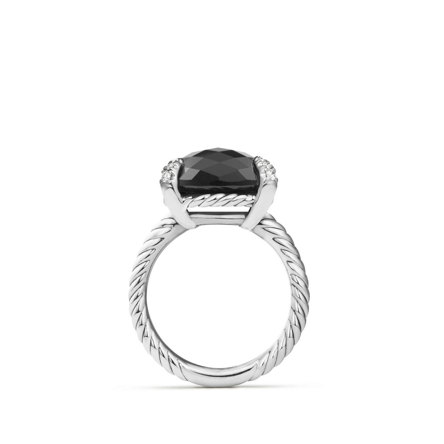 David Yurman o1w1db10526 R12742D Size:10/Chatelaine Ring in Silver Size ONE SIZE - 4 Thumbnail