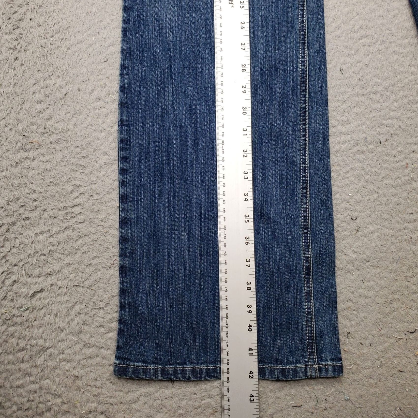 Vintage Sonoma Bootcut Jeans Womens 16 Blue Denim Modern Fit Stretch Low Rise Outdoor Jeans Size 38" / US 16 / IT 52 - 3 Thumbnail