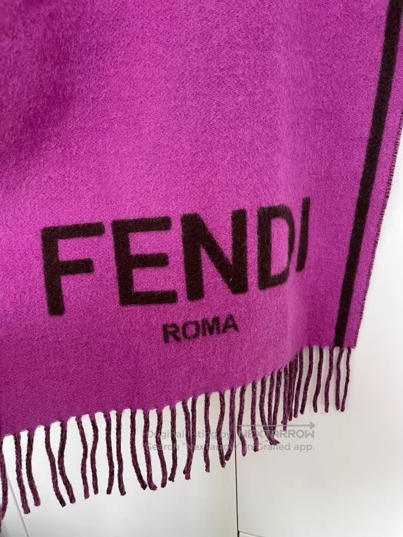 Fendi Fendi Cashmere Scarf Size ONE SIZE - 2 Thumbnail