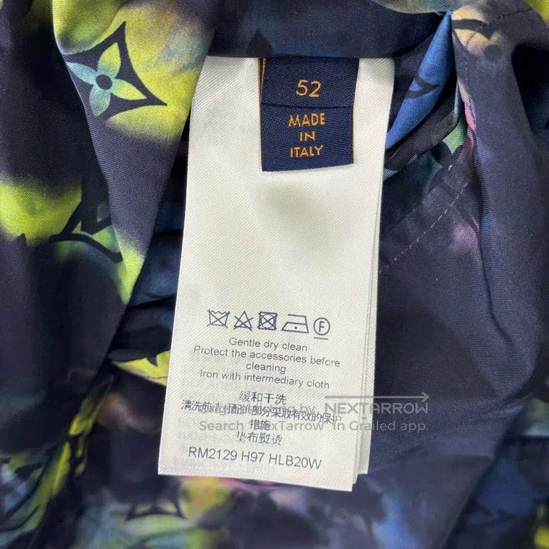 Louis Vuitton Louis Vuitton Tie-Dye Old Flower Hooded Trooper Jacket Size US L / EU 52-54 / 3 - 5 Thumbnail