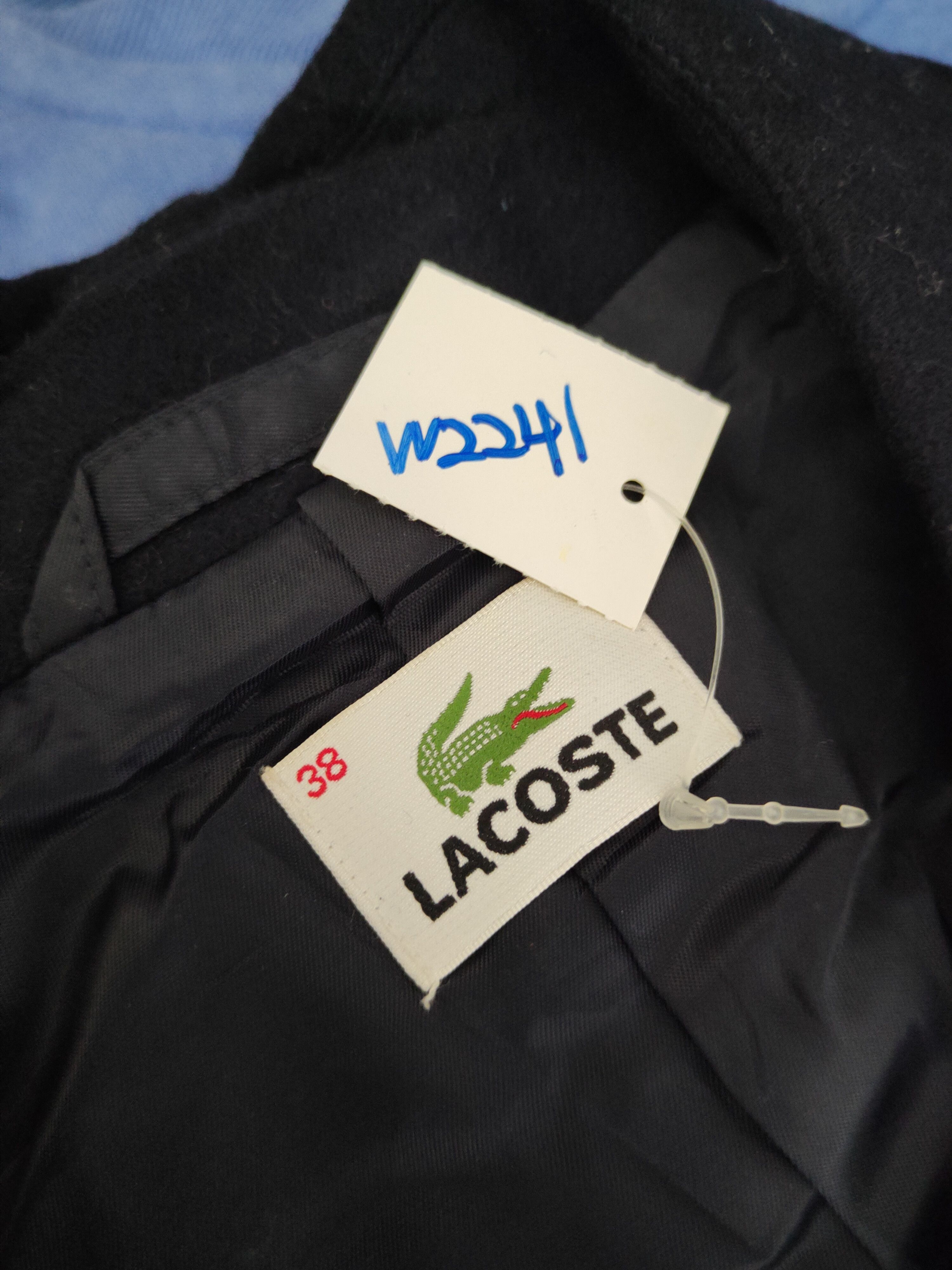 Lacoste × Vintage Lacoste Navy Wool Crop Top Jackets #W2241 Size S / US 4 / IT 40 - 12 Thumbnail