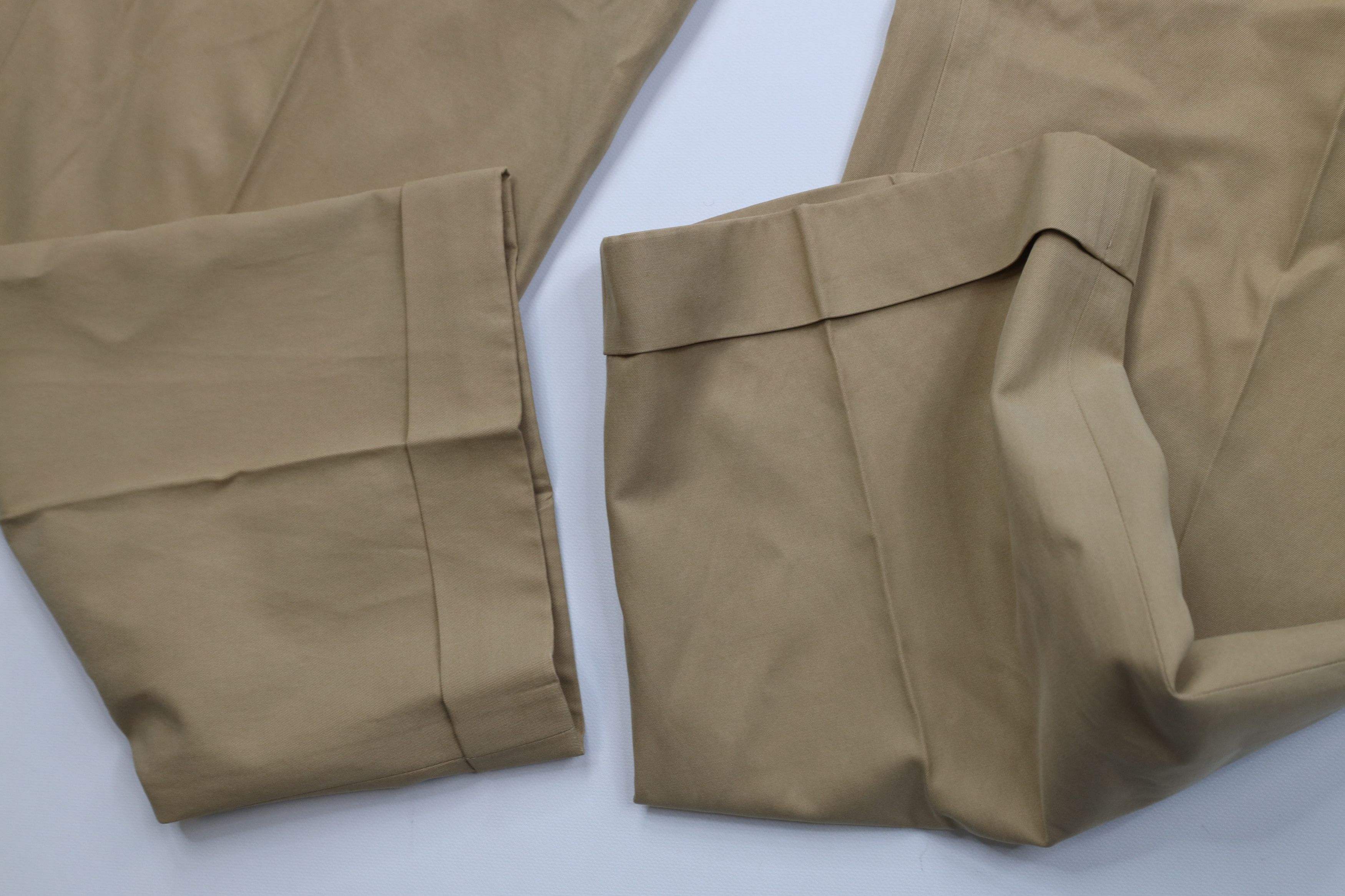 Ralph Lauren Vintage 90s Ralph Lauren Blend Wide Leg Chino Pants Beige Size US 38 / EU 54 - 5 Thumbnail