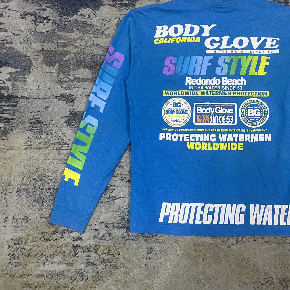 Body Glove × Vintage Vintage Body Glove Spellout All Side Long Sleeve Size US S / EU 44-46 / 1 - 11 Thumbnail