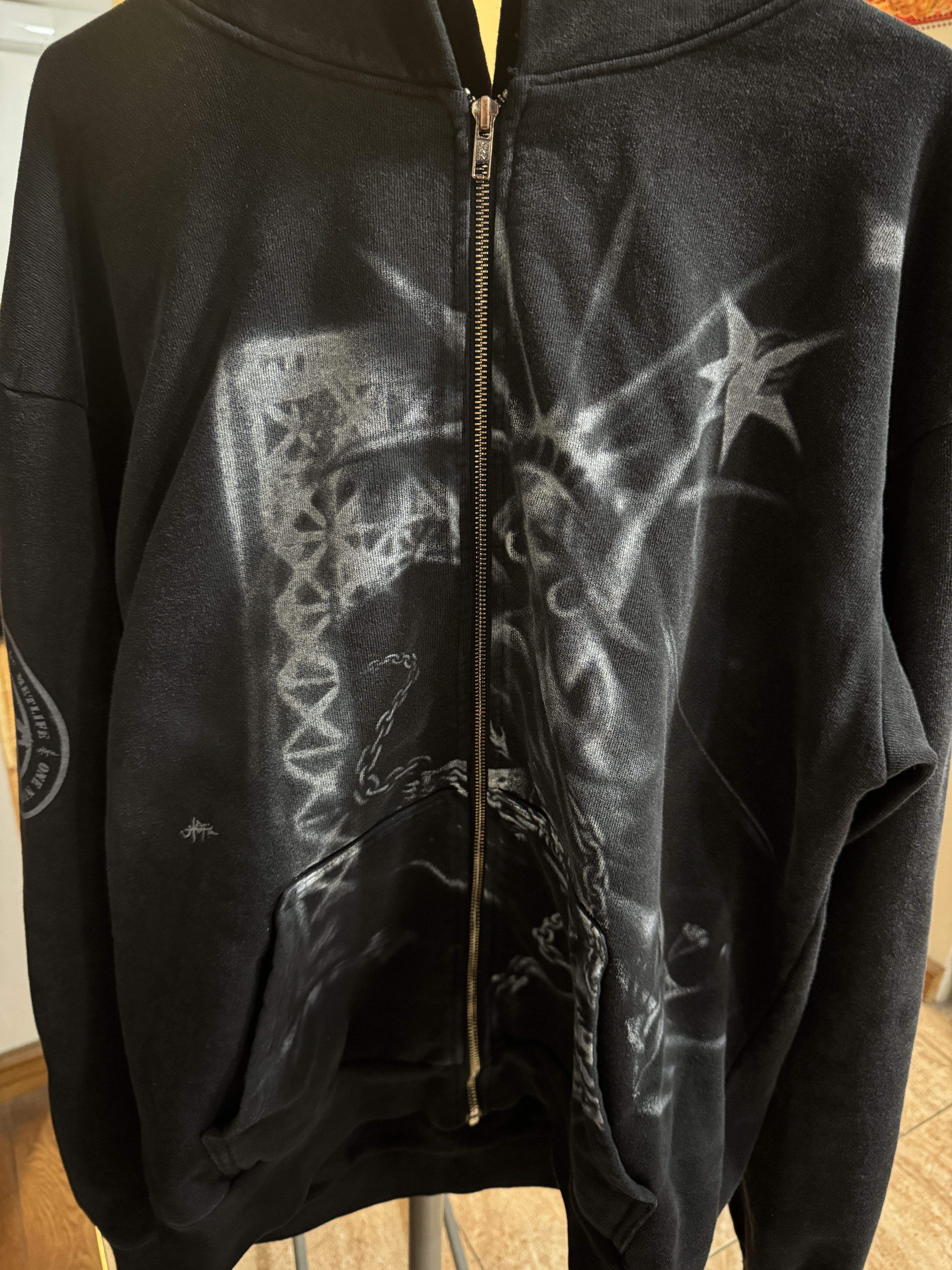 トップス Travis Scott Audemars Piguet Zip Hoodie Travis Scott X Audemars Piguet Split Logo Zip-Up Hoodie - Black