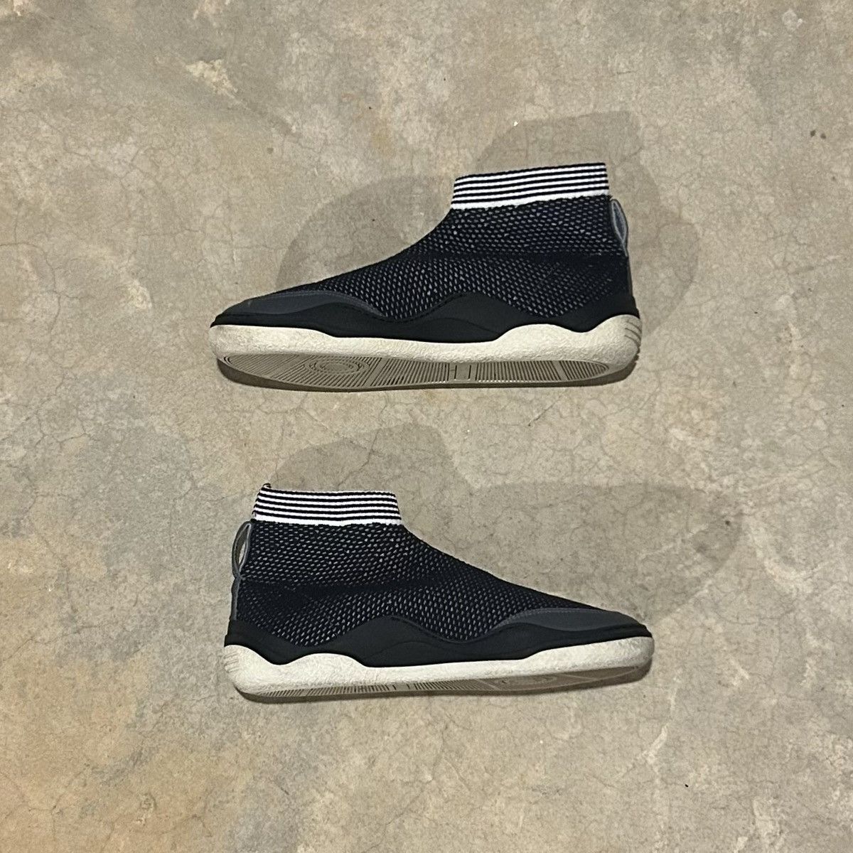 Designer × Lanvin Lanvin Knit Mesh Sock High Top Sneakers US 9.5 Size US 9.5 / EU 42-43 - 4 Thumbnail