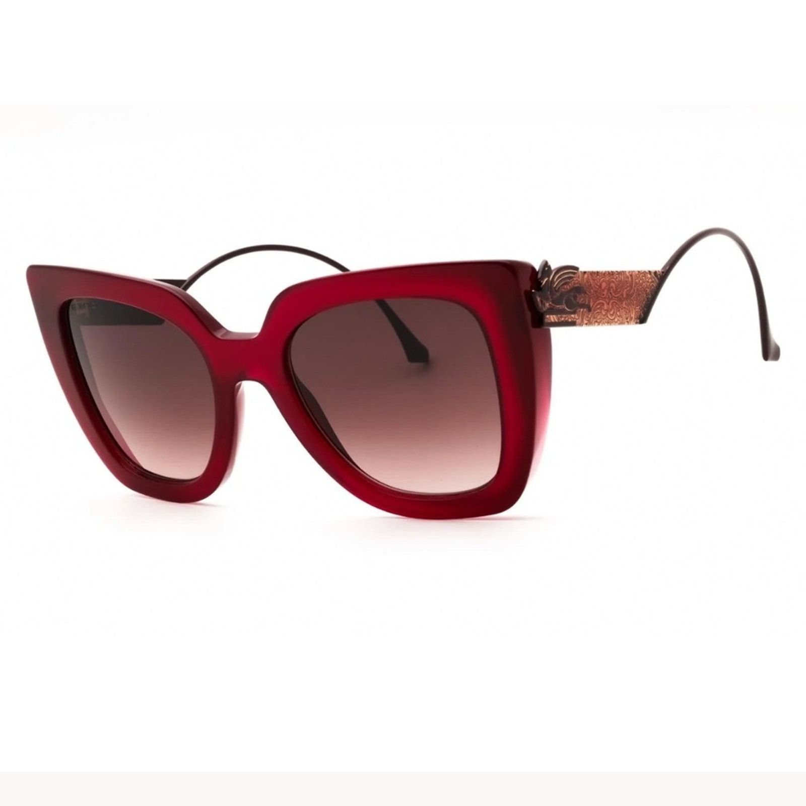 Etro New! Etro ETRO0040/S 0LHFHA Burgundy Cat-Eye Sunglasses Size ONE SIZE - 1 Thumbnail