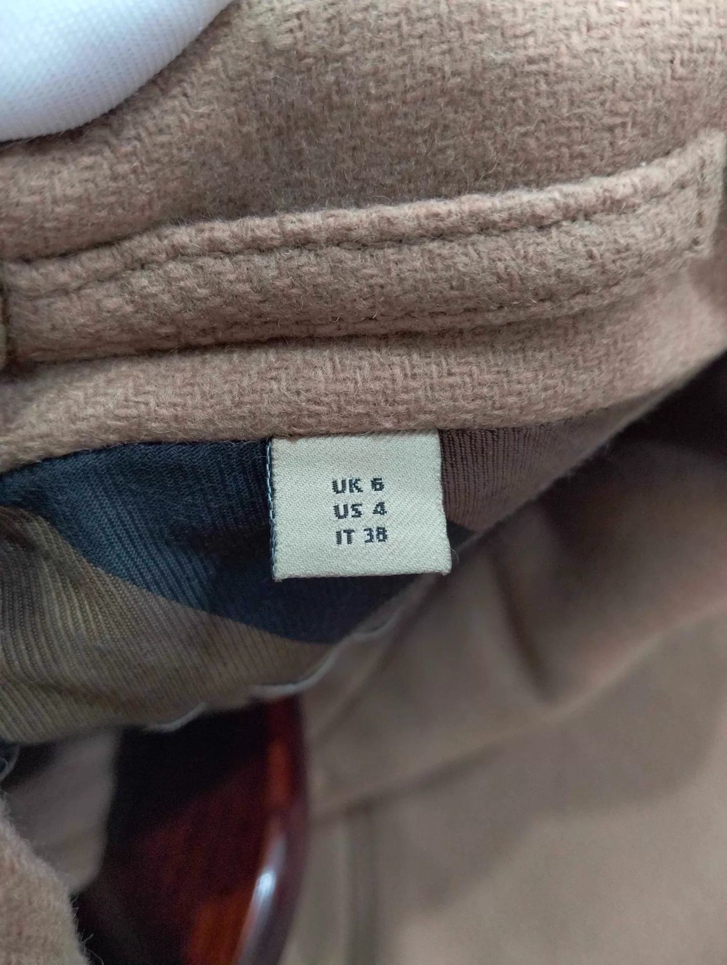 Burberry Burberry Wool Double-Breasted Mid-Length Coat UK6 Size XS / US 0-2 / IT 36-38 - 5 Thumbnail