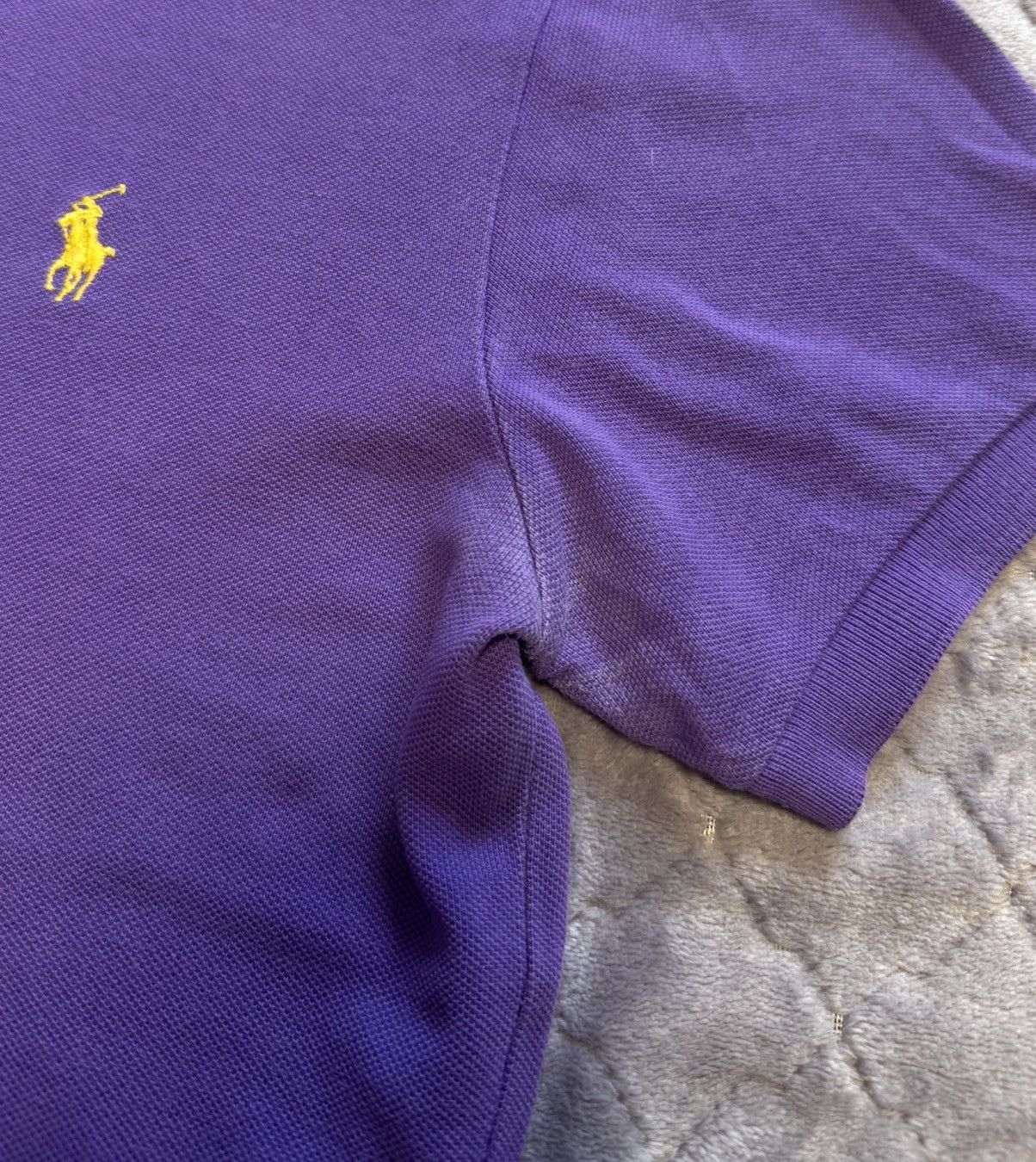 Polo Ralph Lauren × Vintage Vintage Polo Ralph Lauren Chief Keef Purple Polo Size US S / EU 44-46 / 1 - 7 Thumbnail