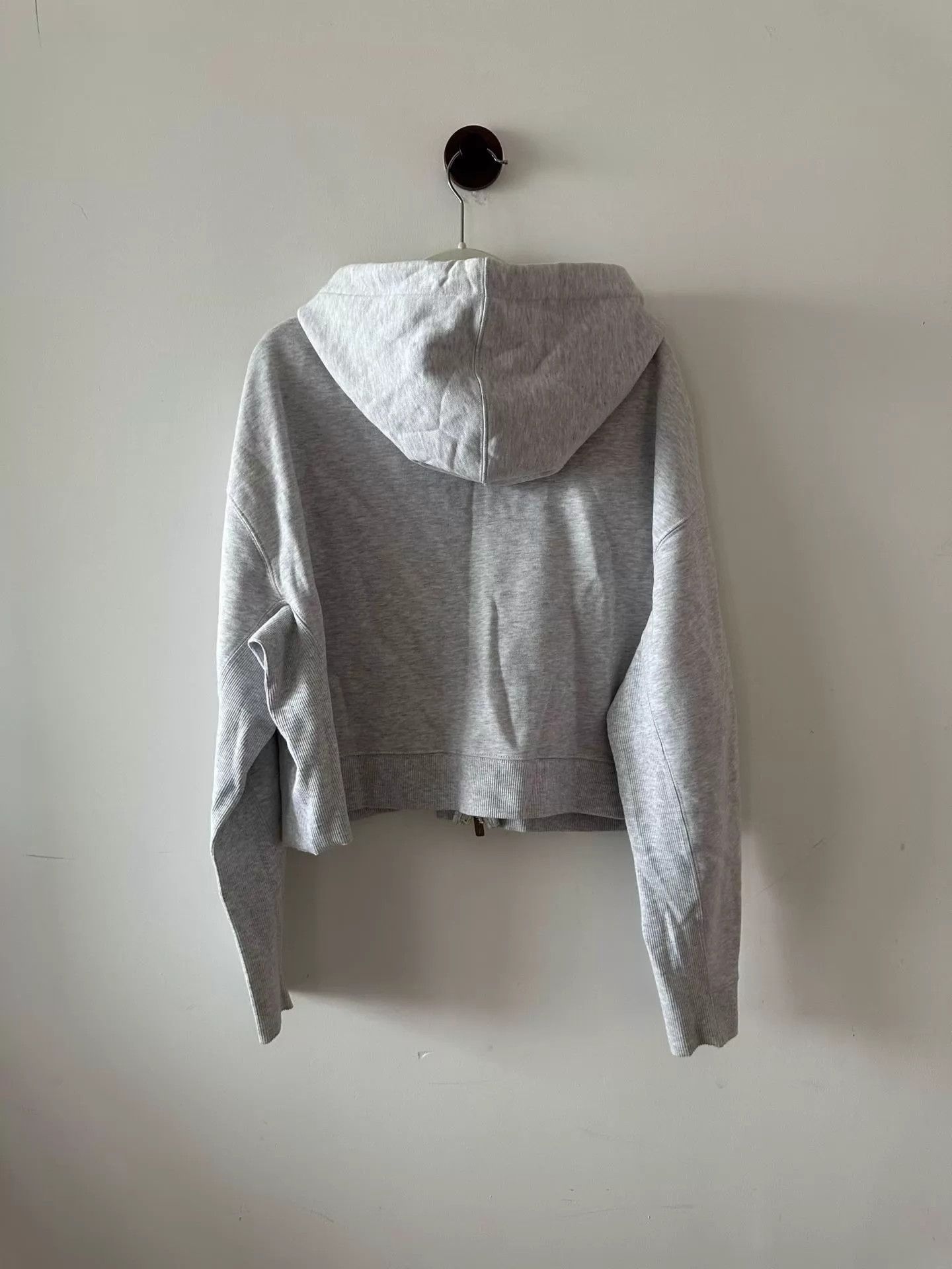 Miu Miu MIU MIU Gray Zip Hoodie Size S 99 New Size S / US 4 / IT 40 - 2 Thumbnail