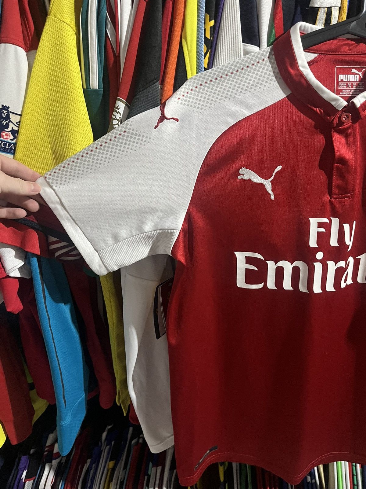 Puma Puma Arsenal FC 2017/18 Home Soccer Jersey Size US S / EU 44-46 / 1 - 2 Thumbnail