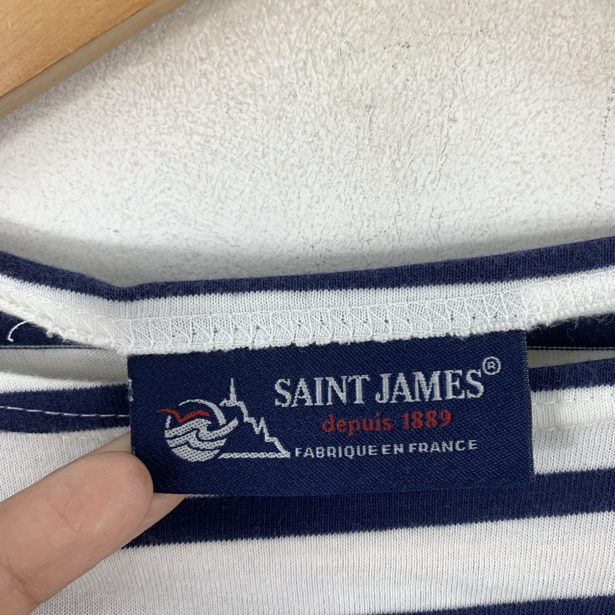 Saint James SAINT JAMES Depuis 1889 France Stripes Short Sleeve Tshirt Size US S / EU 44-46 / 1 - 5 Thumbnail