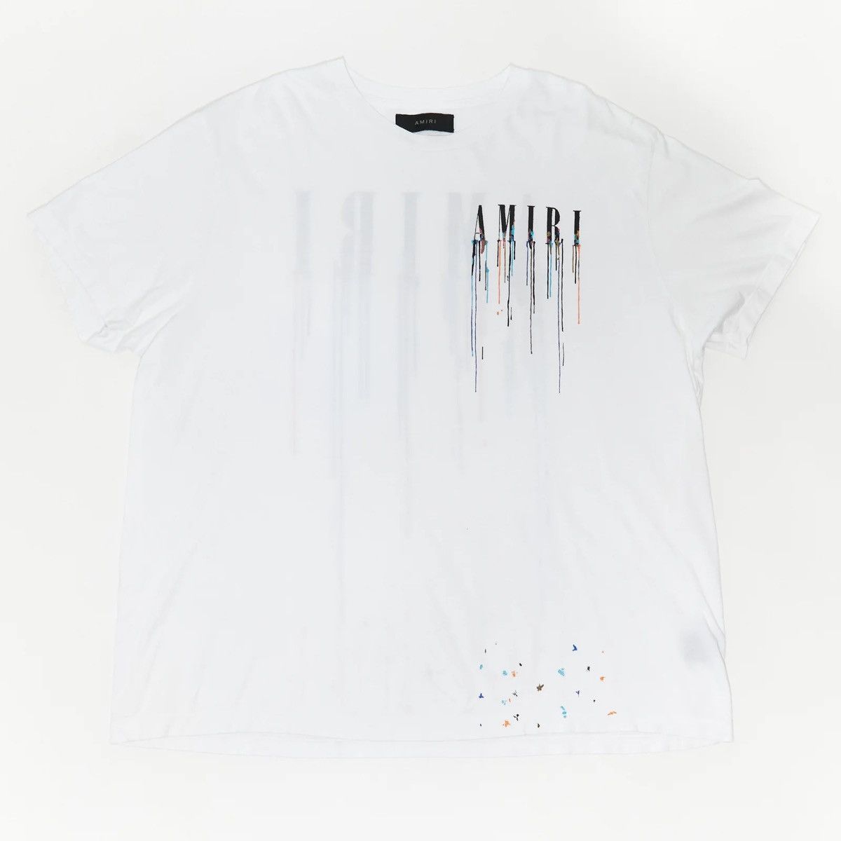 Amiri AMIRI PAINT DRIP CORE LOGO T-SHIRT Size US XXL / EU 58 / 5 - 1 Thumbnail