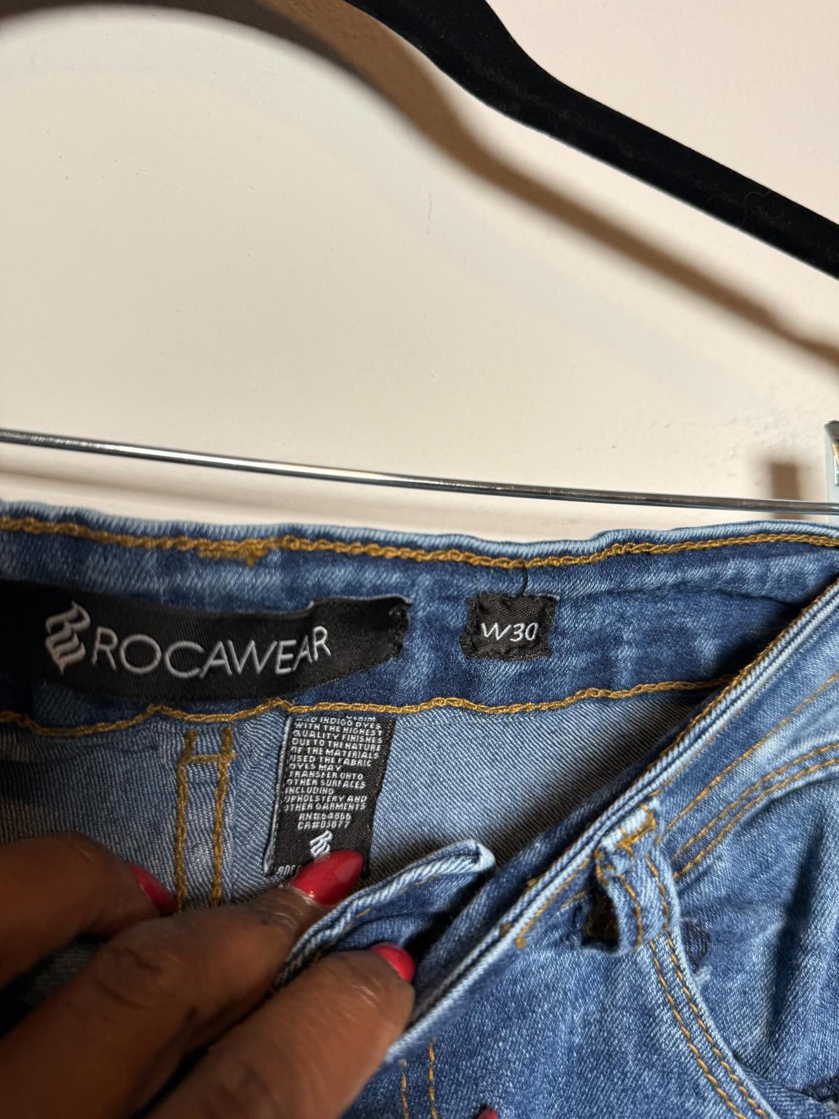 Rocawear Y2K ROCAWEAR Denim Jean Shorts Size 30" / US 8 / IT 44 - 4 Thumbnail