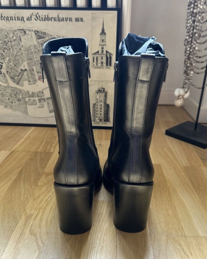 Ann Demeulemeester Beautiful leather calf height boots Size US 11 / IT 41 - 6 Thumbnail