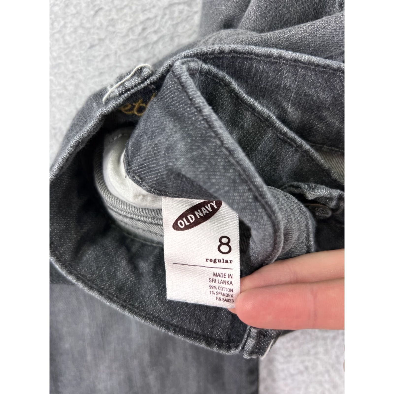 Old Navy Old Navy Jeans Womens 8 Gray Denim Bootcut 5-Pocket Cotton Blend Regular Size 30" / US 8 / IT 44 - 4 Thumbnail