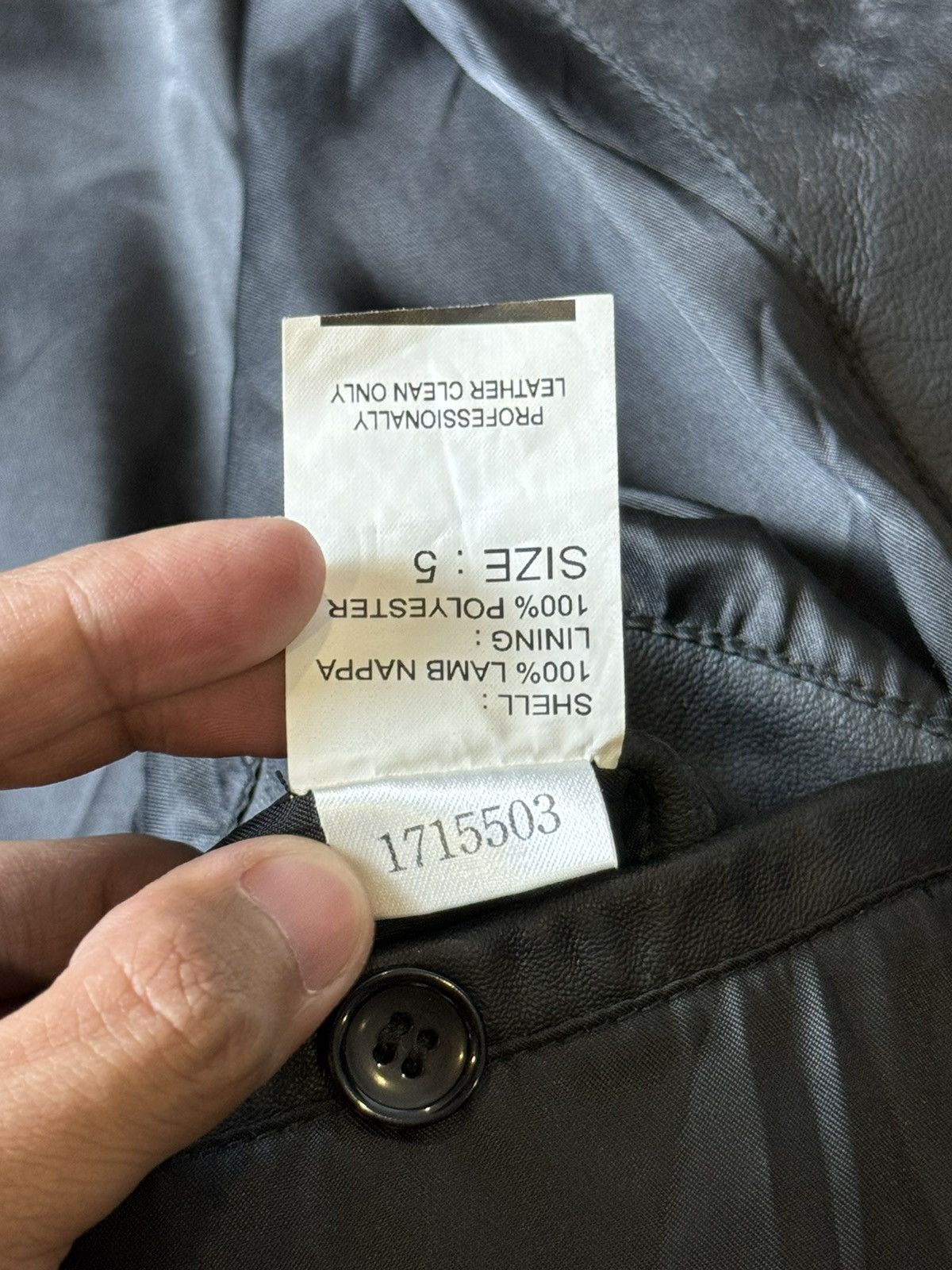 Balenciaga Balenciaga | Leather Jacket | Size US XL / EU 56 / 4 - 9 Thumbnail