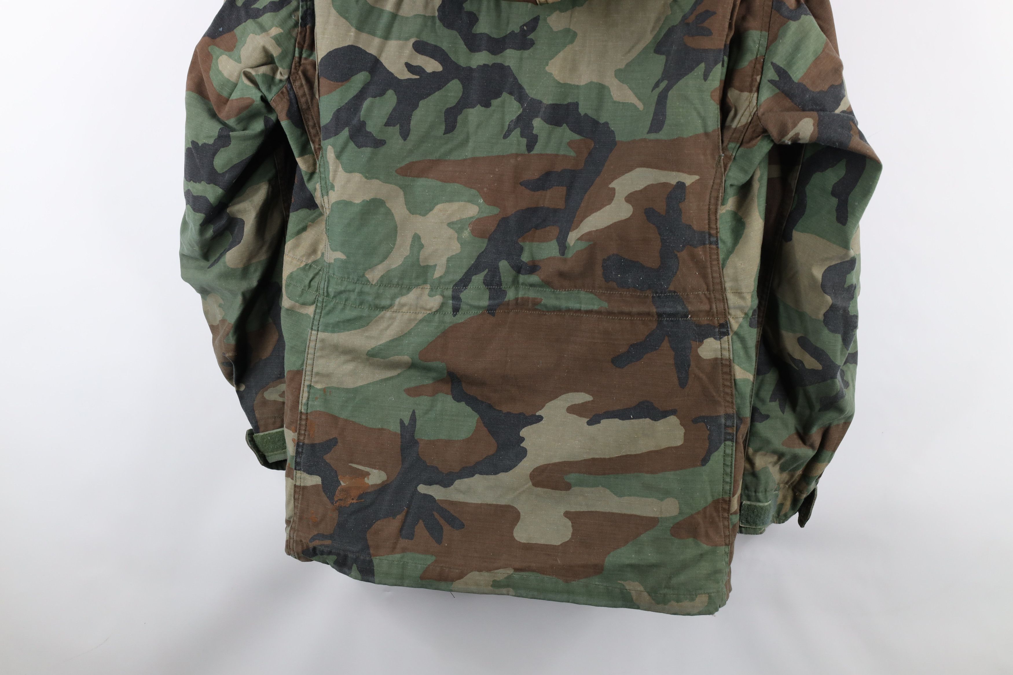 Alpha Industries × Vintage Vintage 80s Alpha Industries Camouflage Field Jacket Size US M / EU 48-50 / 2 - 13 Thumbnail
