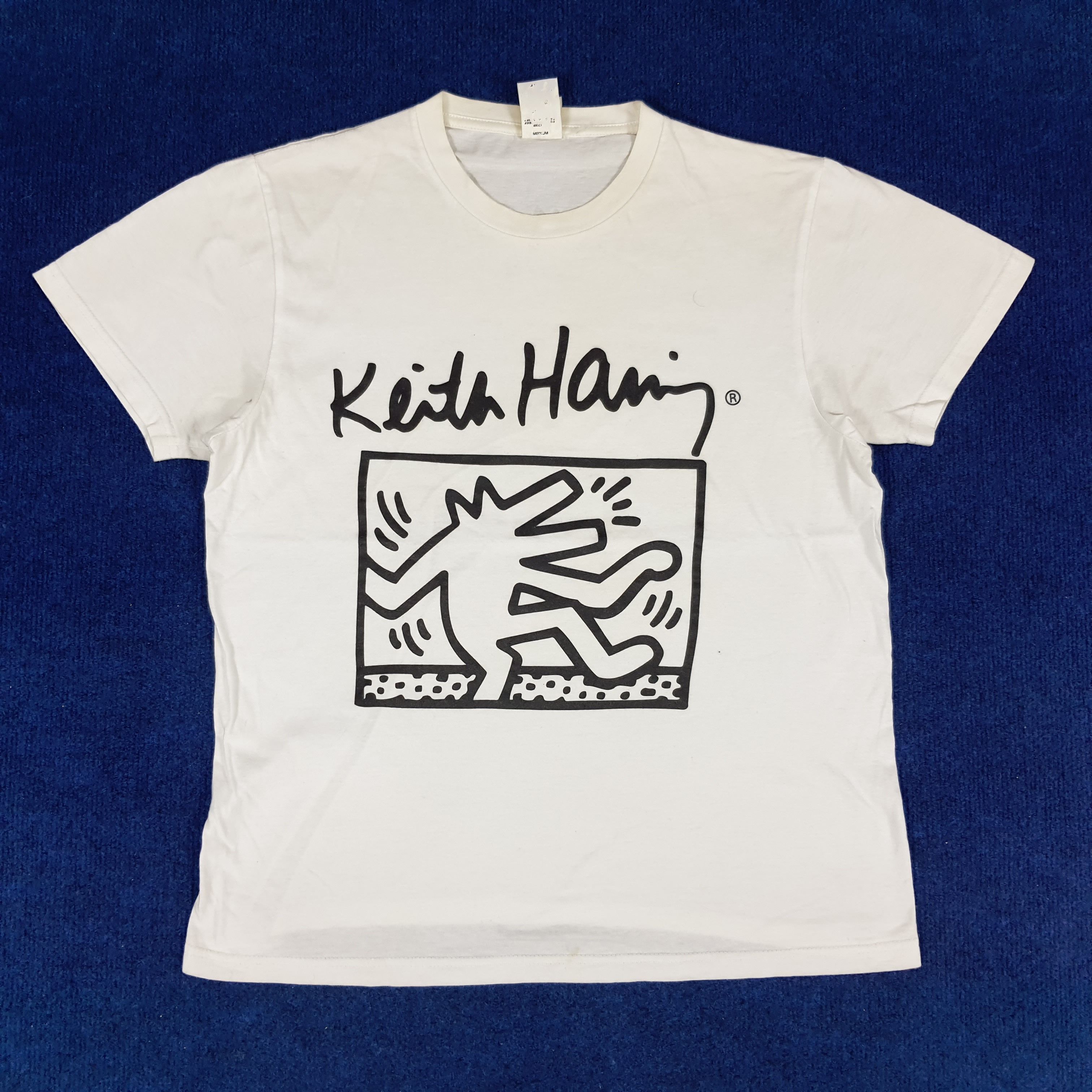 Keith Haring × Vintage Vintage Keith Haring Streetwear T-shirt Size US M / EU 48-50 / 2 - 1 Thumbnail