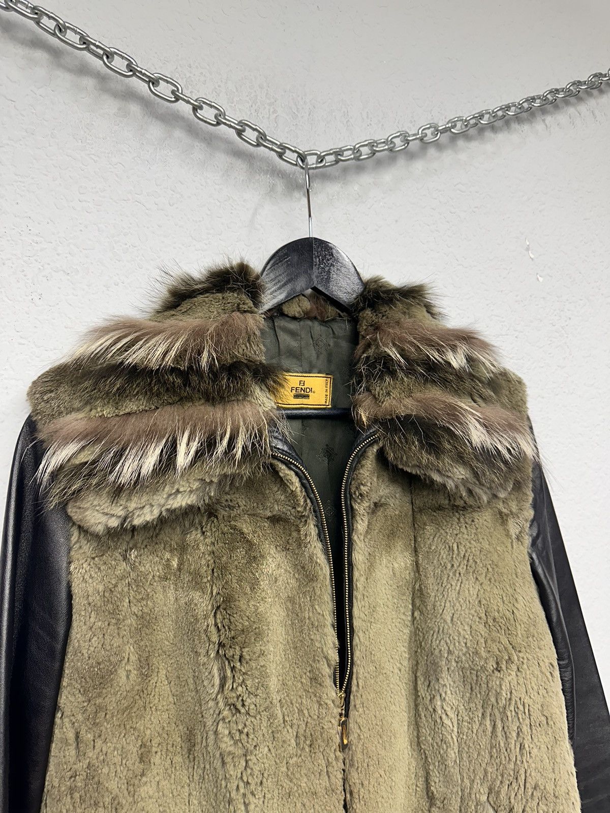 Fendi RARE FENDI JACKET FUR RABBIT IFSIXWASNINE legrandebleu JAPAN Size M / US 6-8 / IT 42-44 - 18 Thumbnail