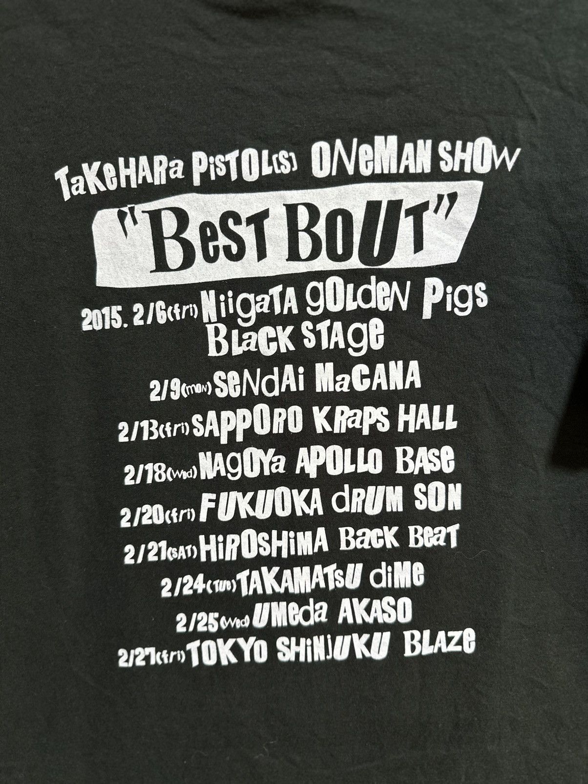 Band Tees × Vintage Vintage Takehara Pistols Tour Tee Size US L / EU 52-54 / 3 - 7 Thumbnail