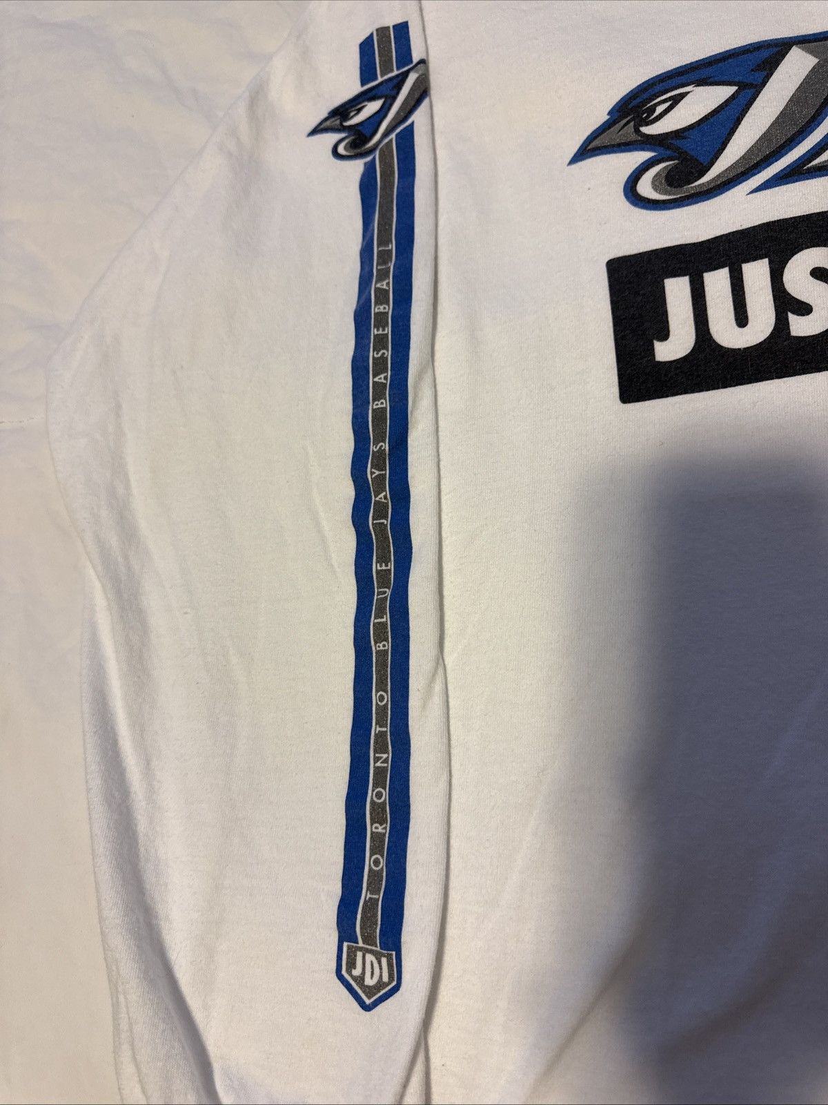 Nike Nike Nike Swoosh Toronto Blue Jays white Longsleeve 2005 S Size US S / EU 44-46 / 1 - 4 Thumbnail