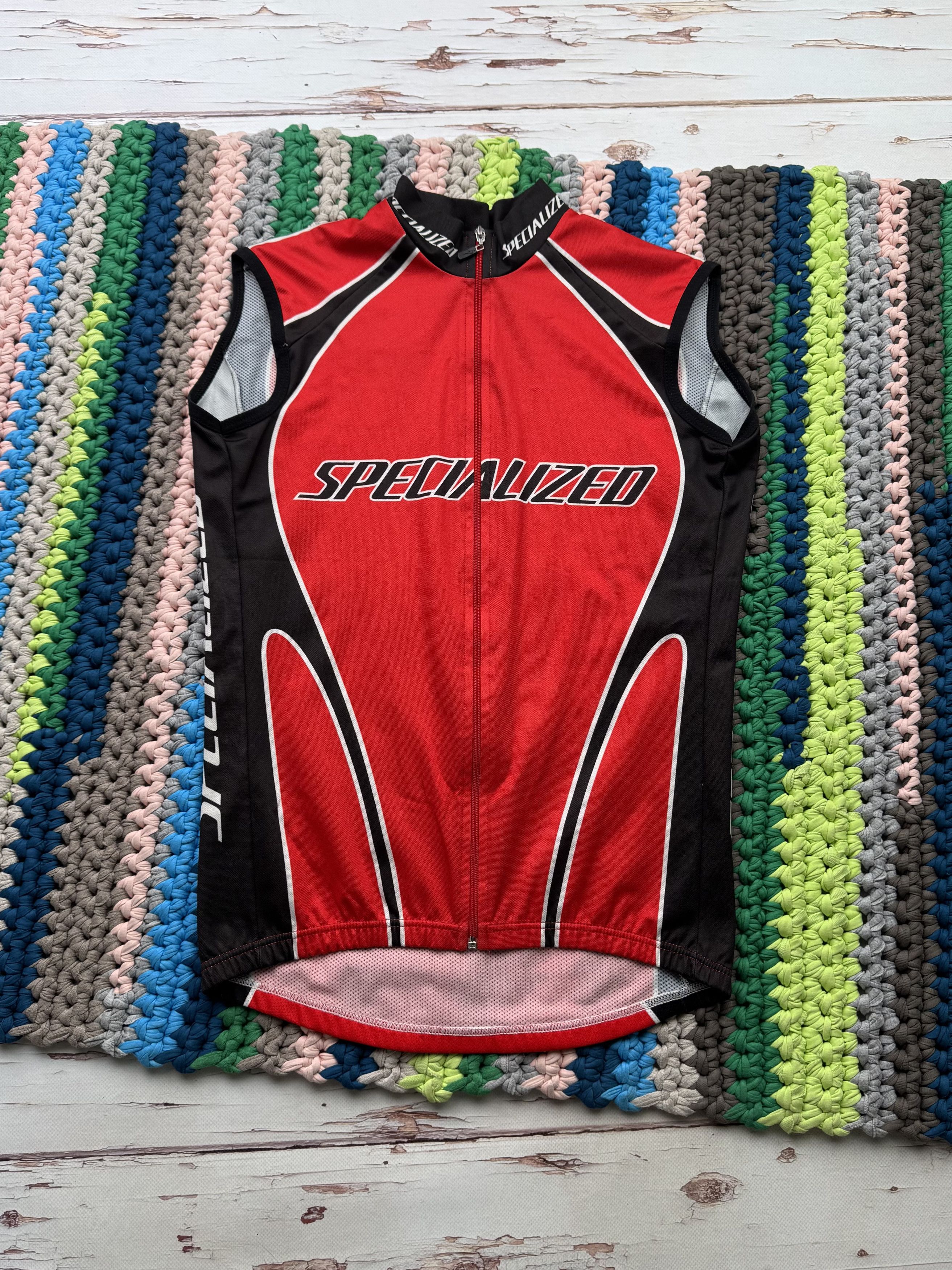 Japanese Brand Specialized Vintage Jersey (V173)(D10) Size US M / EU 48-50 / 2 - 1 Thumbnail