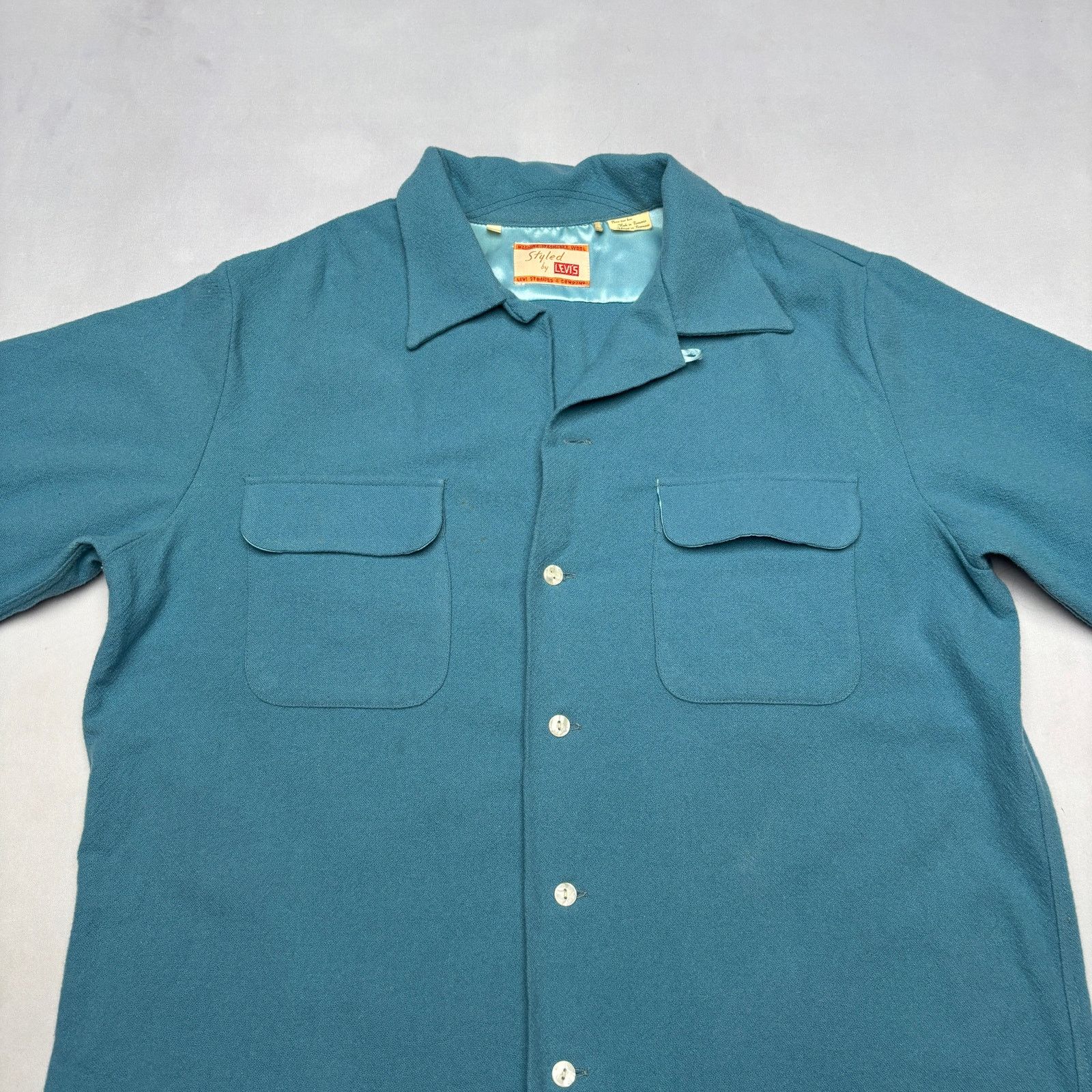 Levi's 1950s LVC Styled By Levi's Camp Loop Button Up Shirt Men's M Size US M / EU 48-50 / 2 - 2 Thumbnail