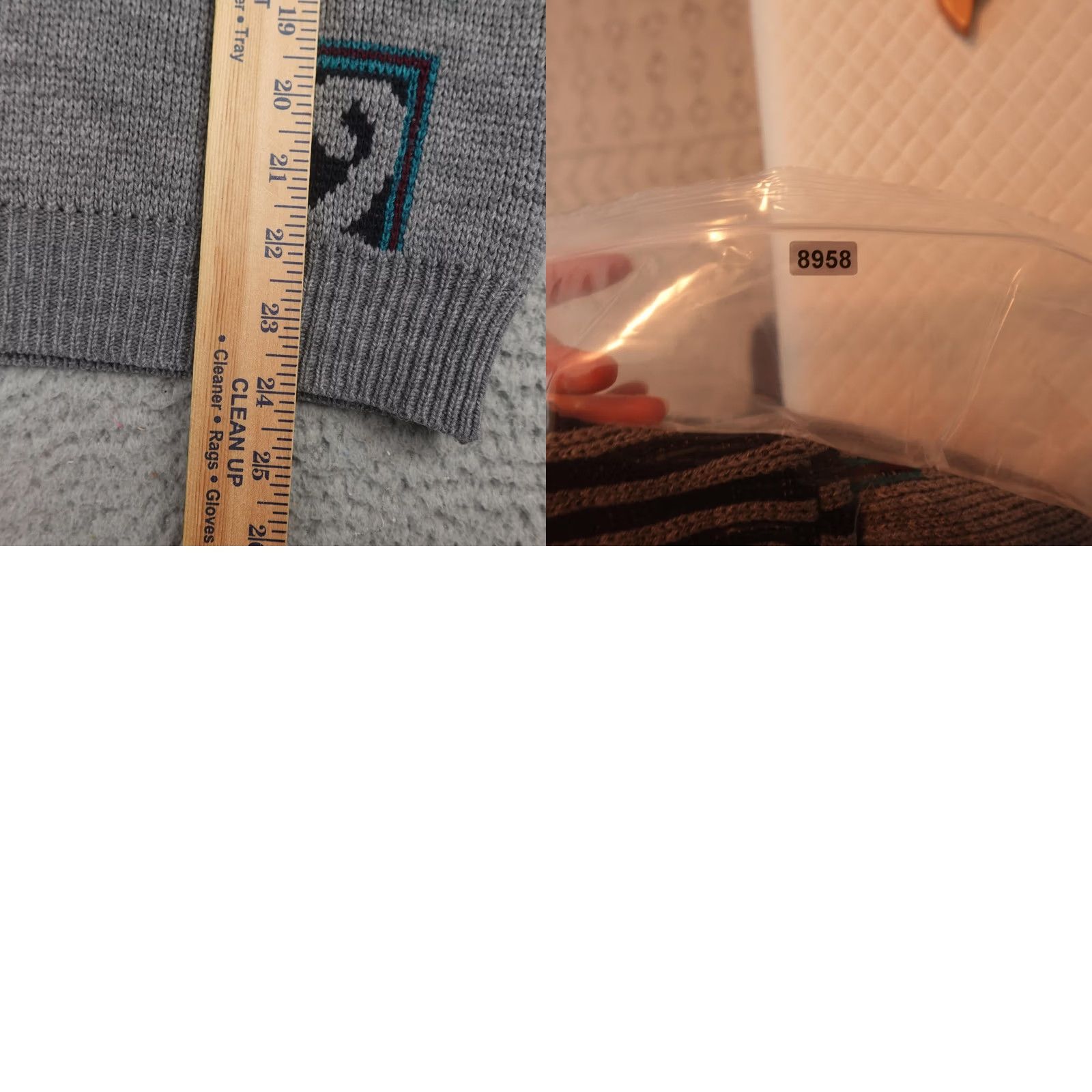 Vintage VINTAGE Bonjour Sweater Mens XL Gray Geometric Acrylic Pullover Made USA 90s Size US XL / EU 56 / 4 - 10 Thumbnail