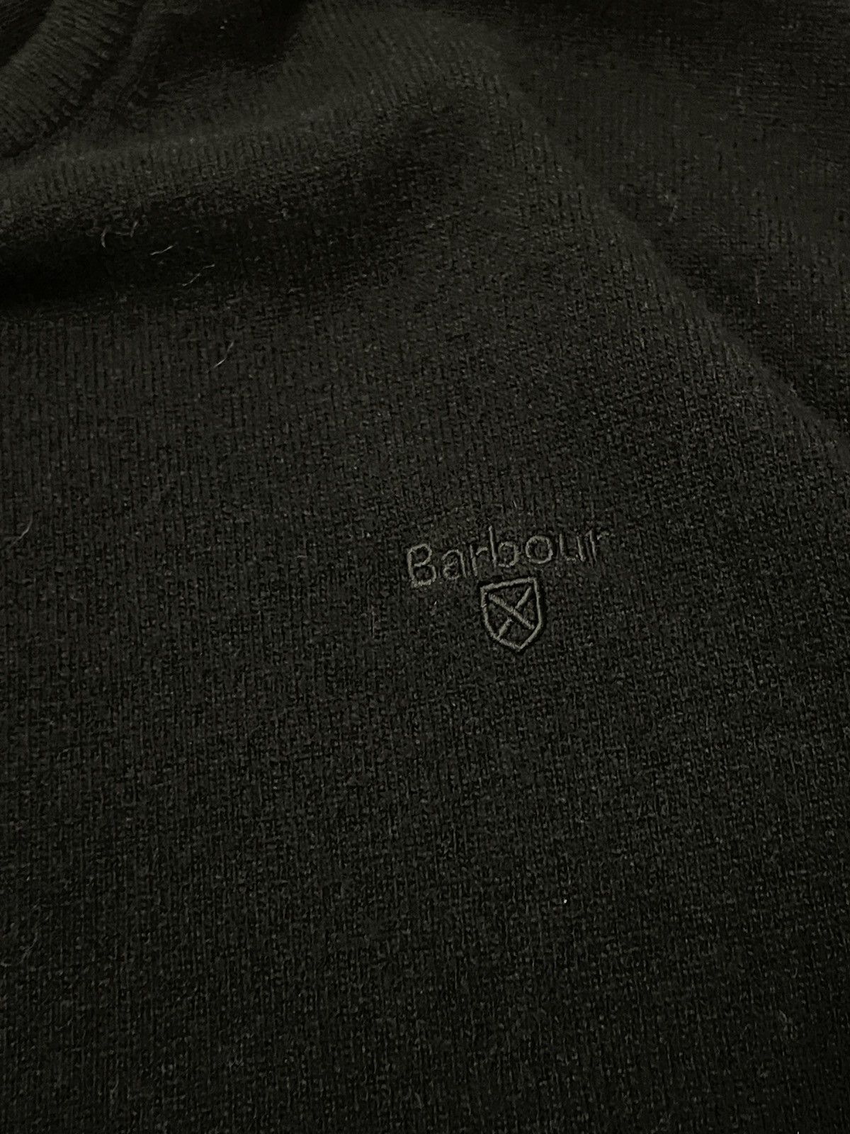 Barbour Barbour Sweater Tisbury Crew Neck black Wool Size XXL Size US XXL / EU 58 / 5 - 4 Thumbnail