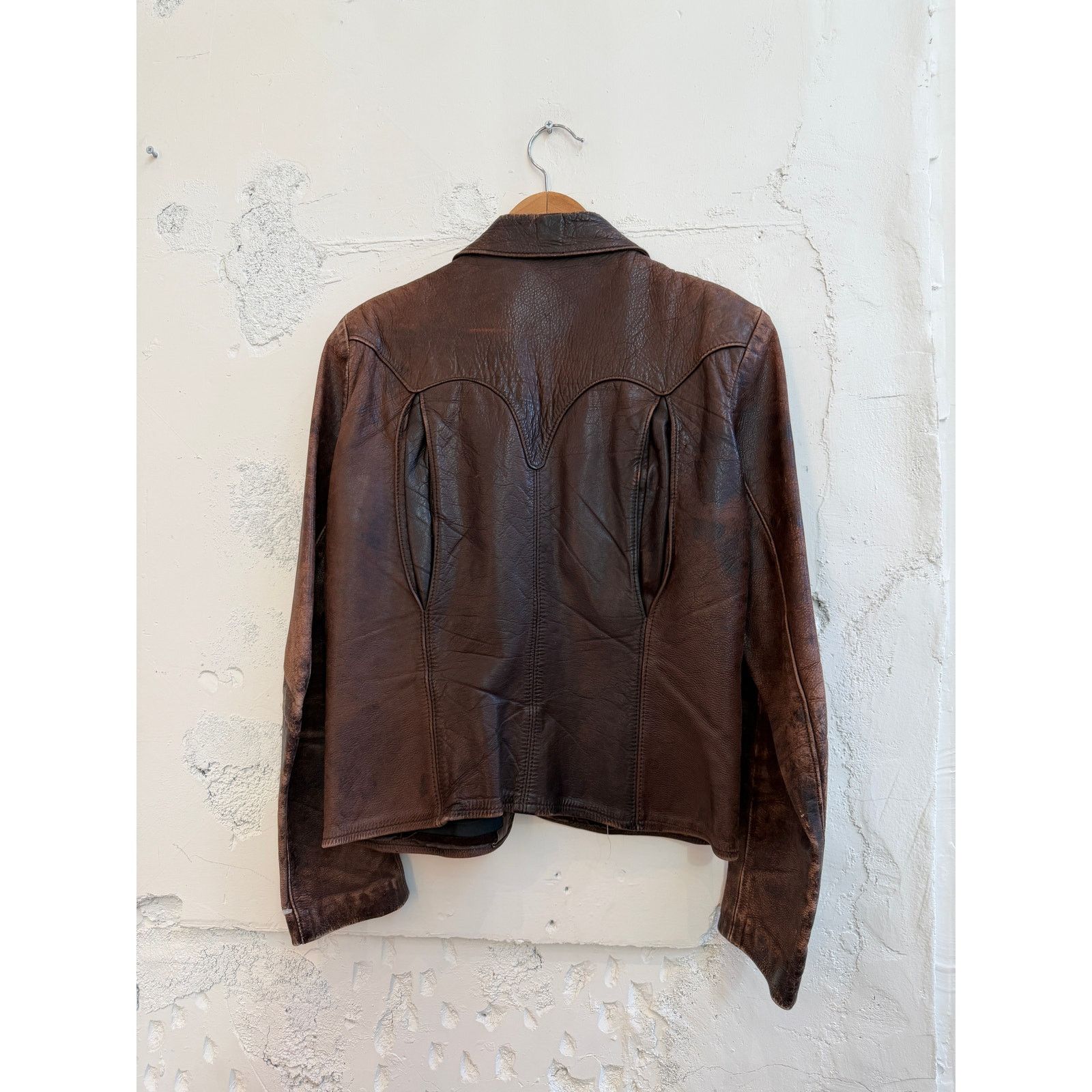 Vintage Vintage Gandalf The Wizard 70's Leather Jacket Size US S / EU 44-46 / 1 - 2 Thumbnail