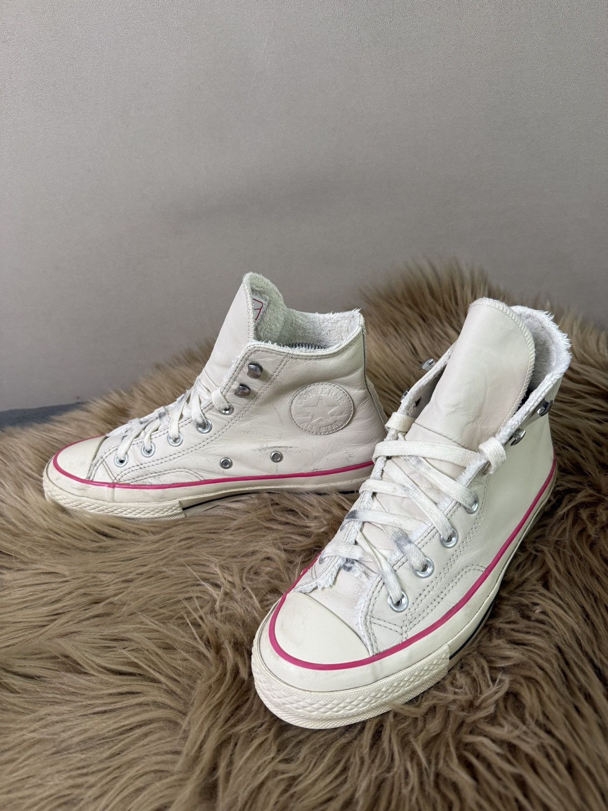 Converse Converse leather sneakers Size US 7.5 / IT 37.5 - 2 Thumbnail