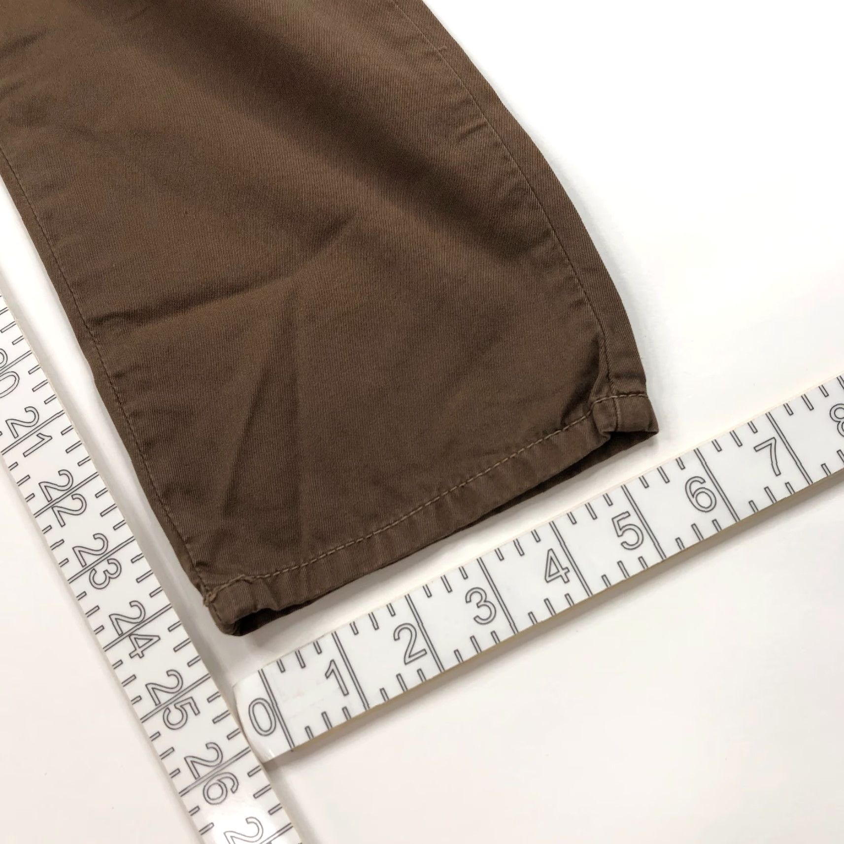 Vince Vince Rover 26 Low Rise Straight Chino Pants Brown Womens Regular 29W 25L Front Pockets Cotton Vintage No N/A Size 26" / US 2 / IT 38 - 5 Thumbnail