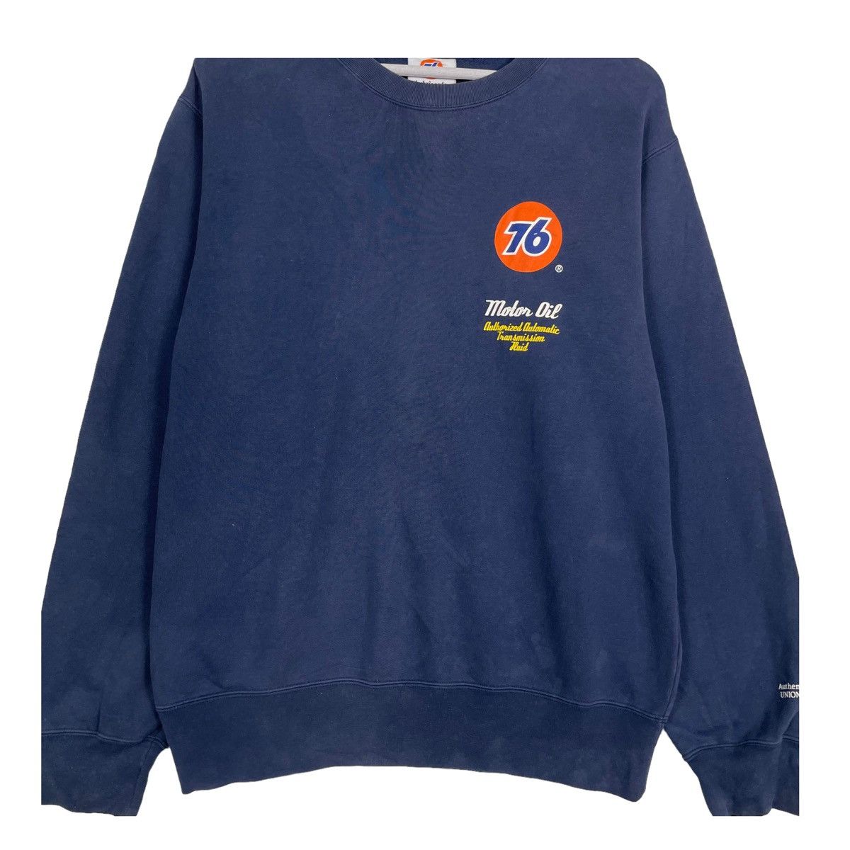 Hein Gericke × Japanese Brand × Kadoya 💥VTG 76 LUBRICANT PERFOMANCE BIG LOGO CREWNECK Size US L / EU 52-54 / 3 - 6 Thumbnail
