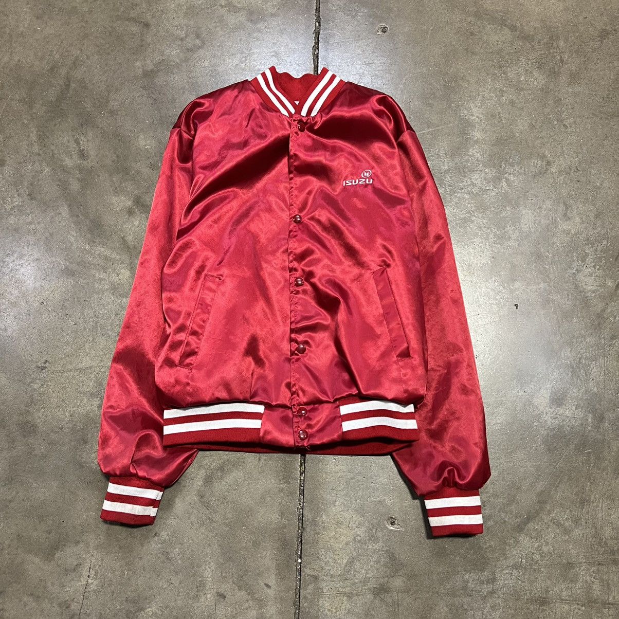 Vintage Vintage 80s Isuzu Motors Bomber Jacket Japanese Car Promo Size US M / EU 48-50 / 2 - 5 Thumbnail